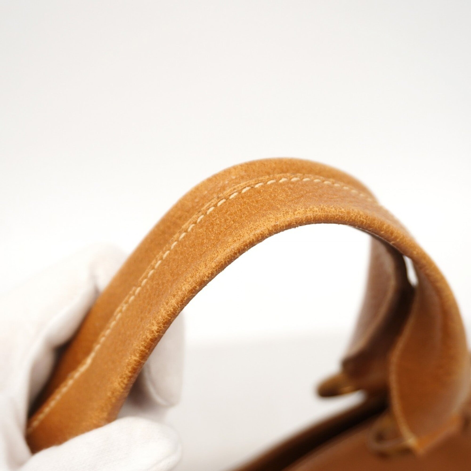 Cartier Brown Leather Handbag (Pre-Owned)