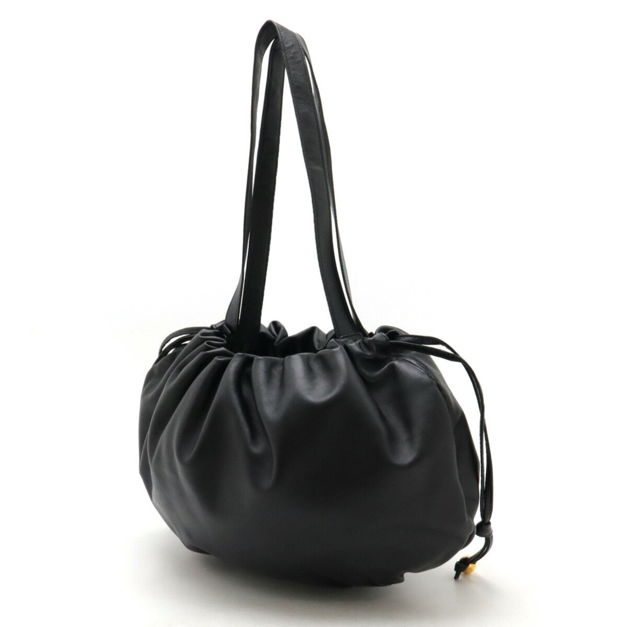 Bottega Veneta Black Leather Tote Bag (Pre-Owned)