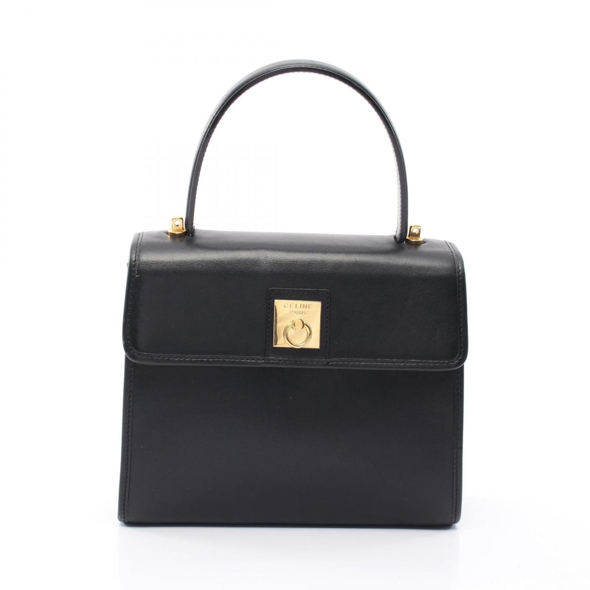 Celine Black Leather Handbag (Pre-Owned)