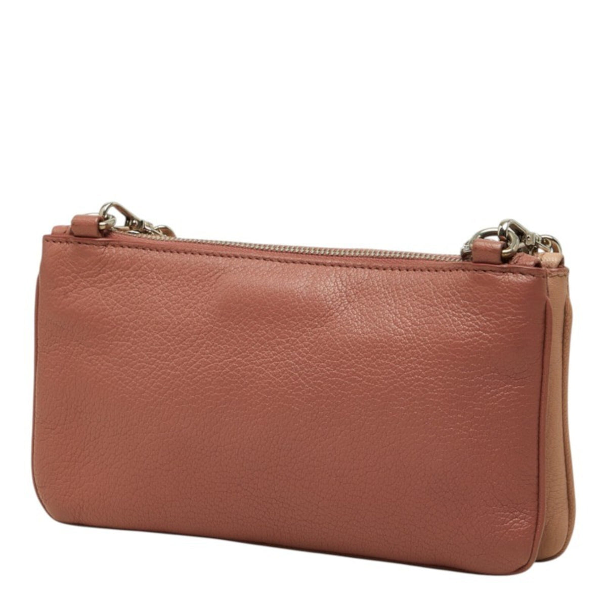 Miu Miu Pink Leather Metal Shoulder Bag (Pre-Owned)