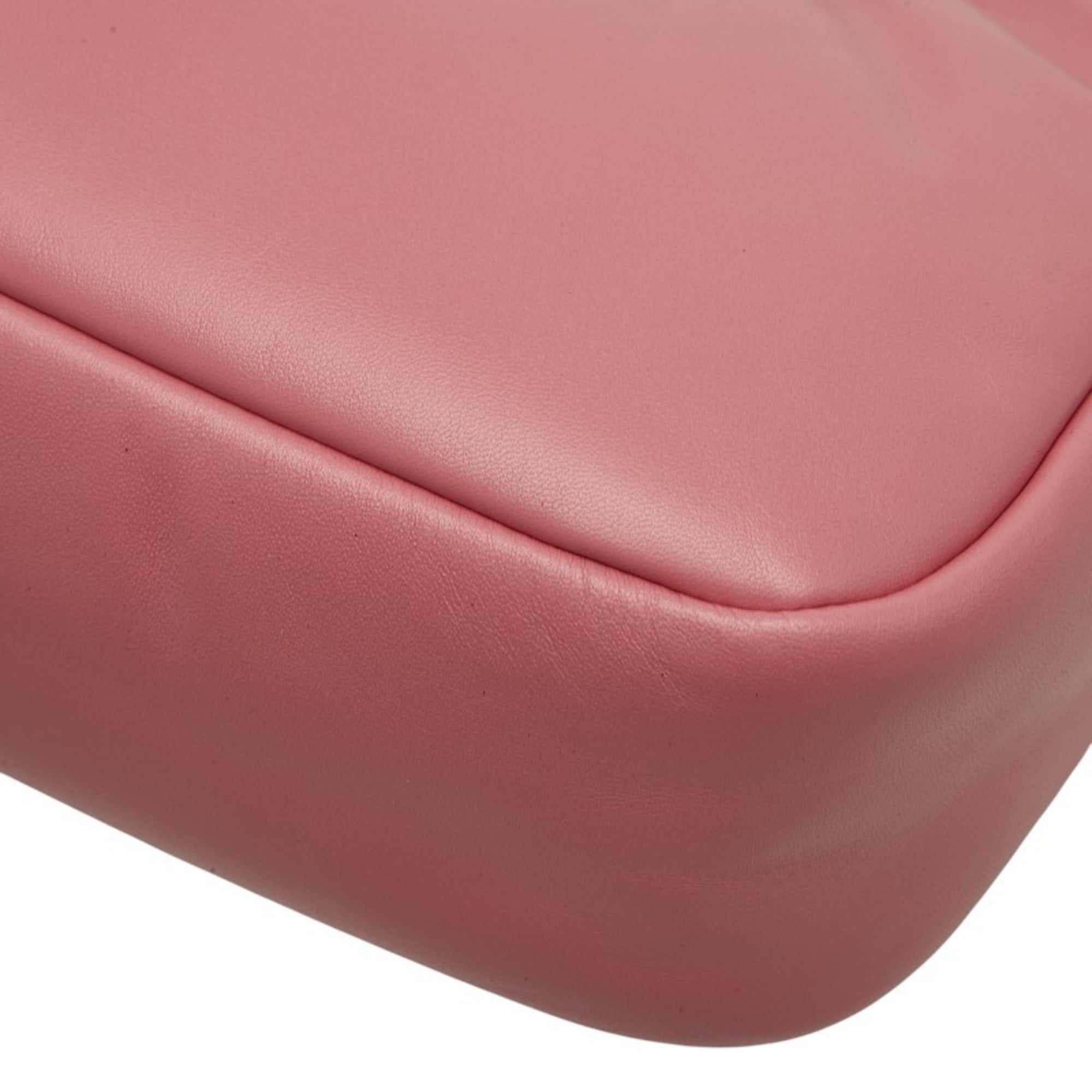 Prada Pink Leather Handbag Pouch Shoulder Bag (Pre-Owned)