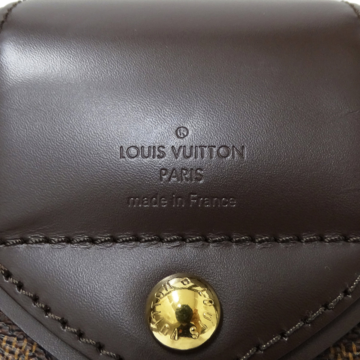 Louis Vuitton Brown Damier Canvas Handbag Shoulder Bag (Pre-Owned)