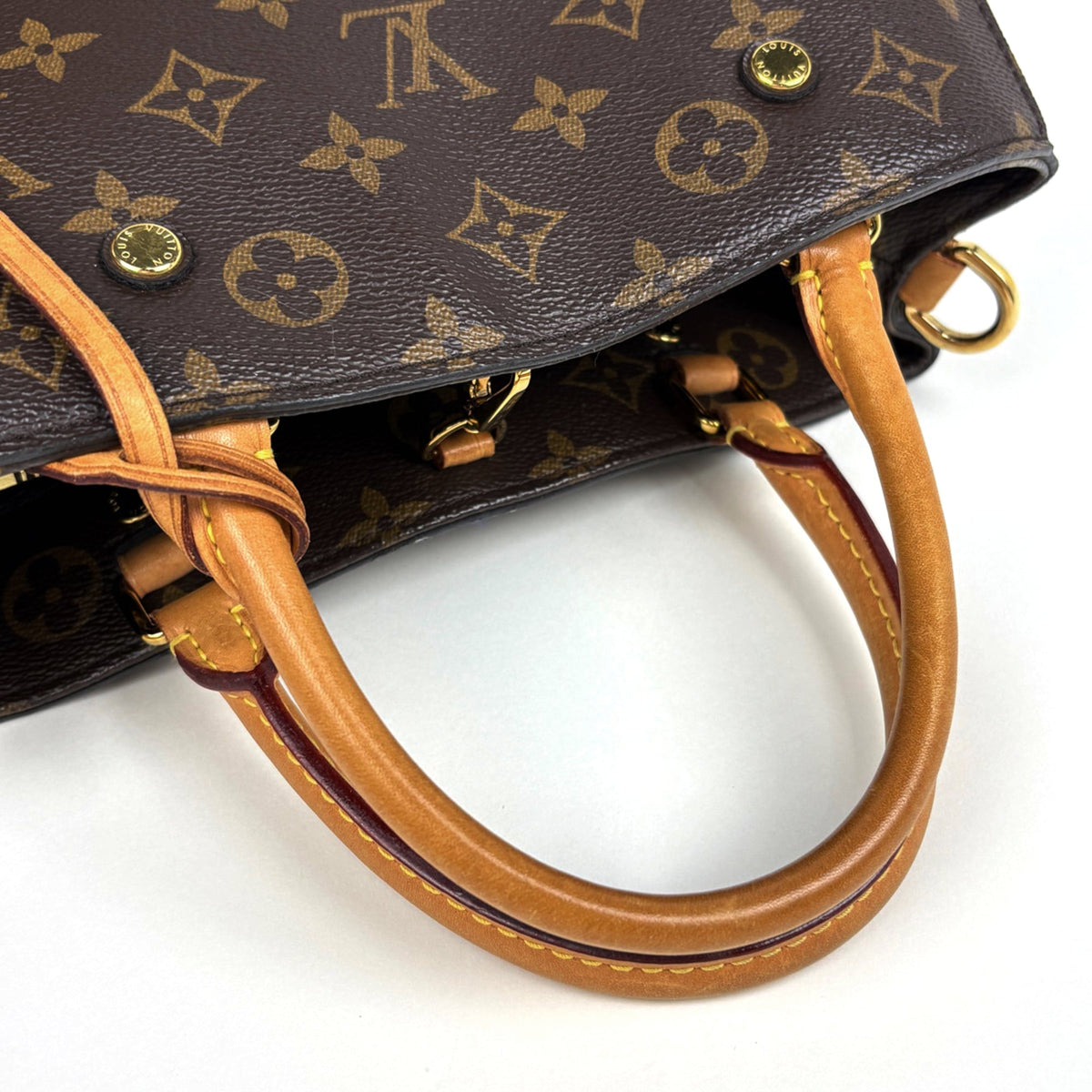 Louis Vuitton Brown Monogram Handbag Shoulder Bag (Pre-Owned)