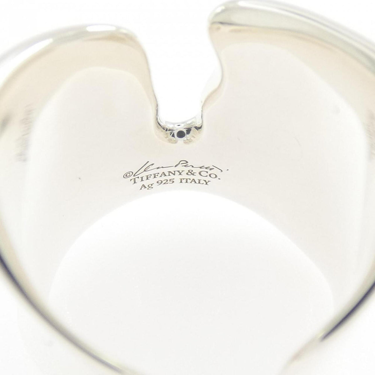 Tiffany Silver Silver 925 Band Ring (Pre-Owned)
