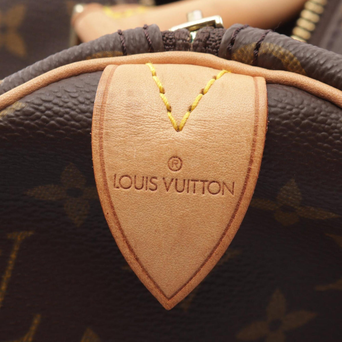 Louis Vuitton Brown Coated Canvas Leather Boston Bag Handbag (Pre-Owned)