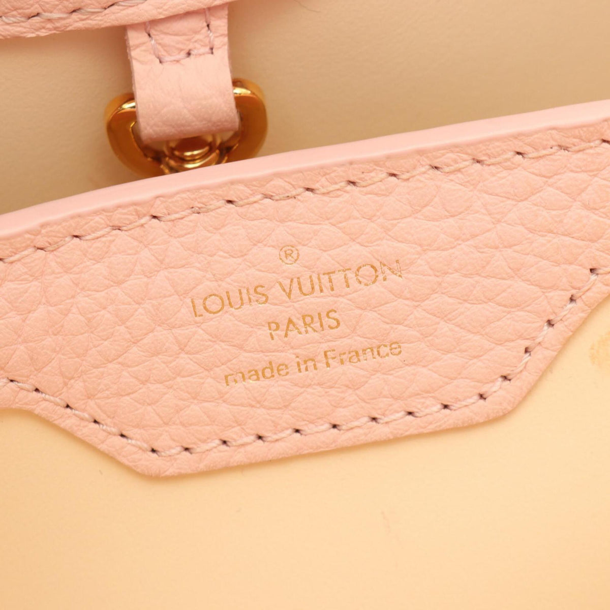 Louis Vuitton Pink Leather Handbag (Pre-Owned)