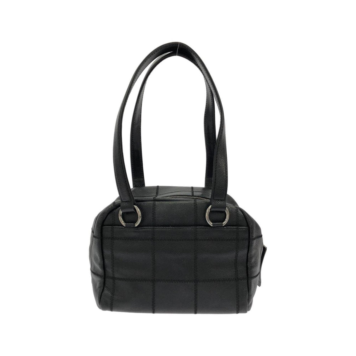 Chanel Black Grained Calfskin Shoulder Bag (Pre-Owned)