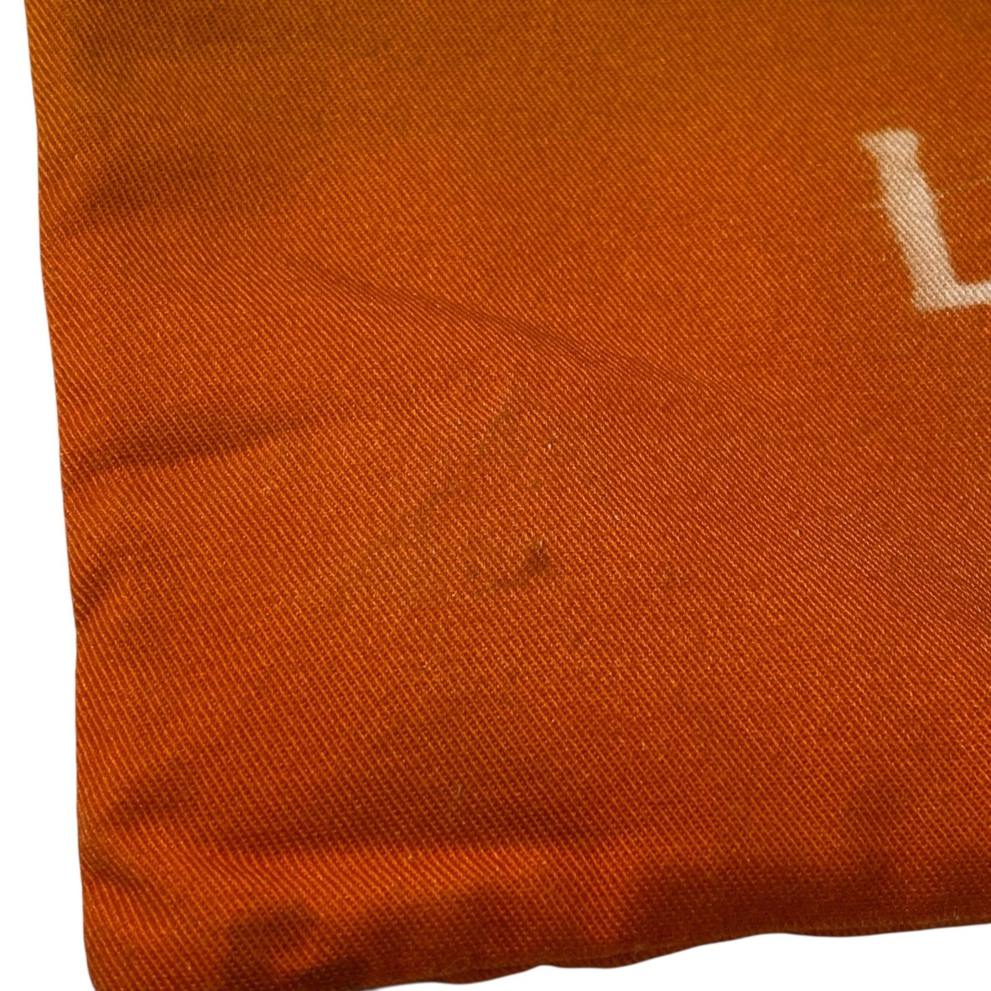 Loewe Orange Yellow Cotton Leather Pouch (Pre-Owned)