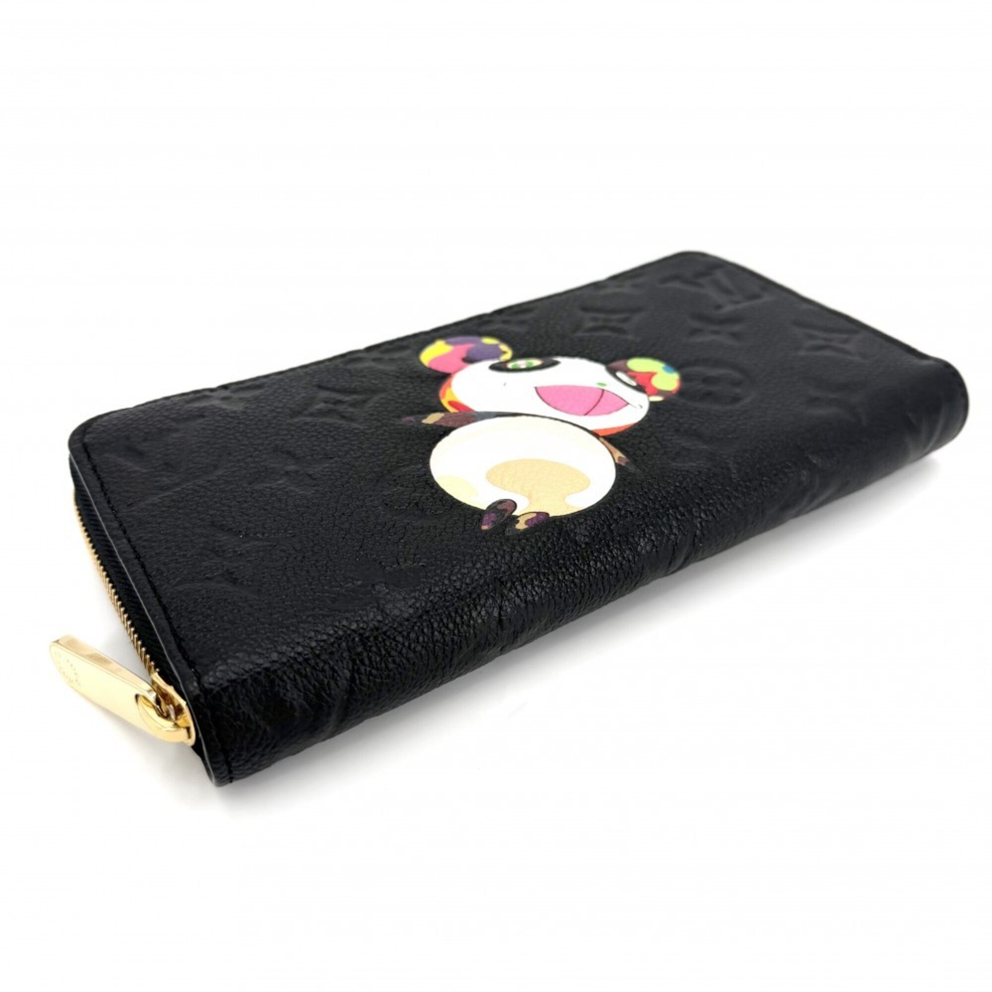 Louis Vuitton Black Multi-Color Monogram Empreinte Long Wallet (Bi-Fold) (Pre-Owned)