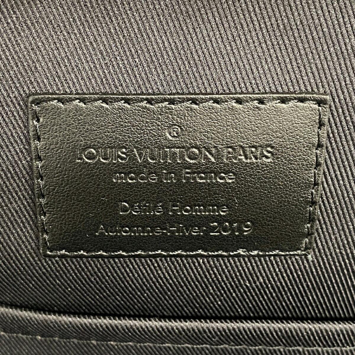 Louis Vuitton Noir Backpack (Pre-Owned)