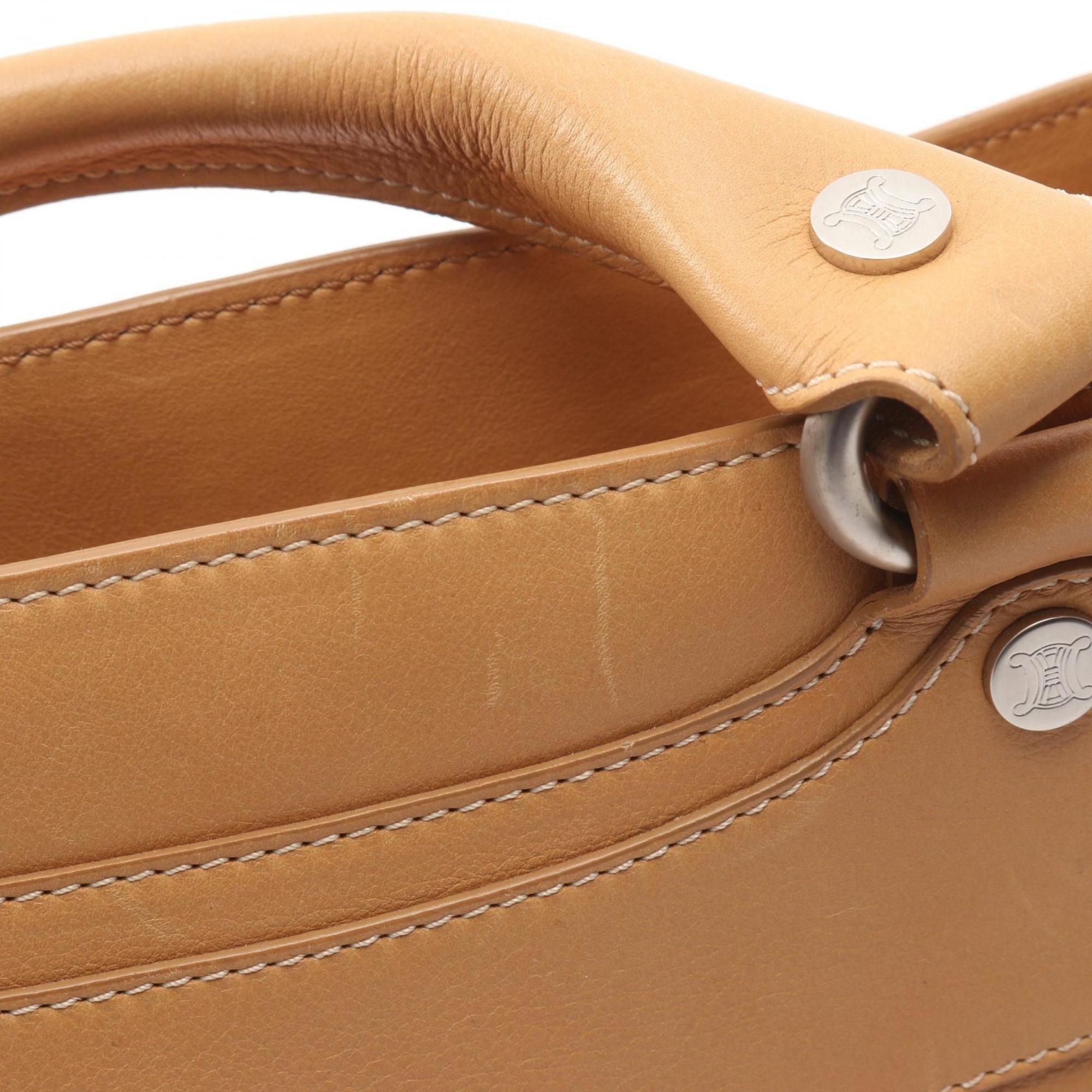 Celine Beige Leather Handbag (Pre-Owned)