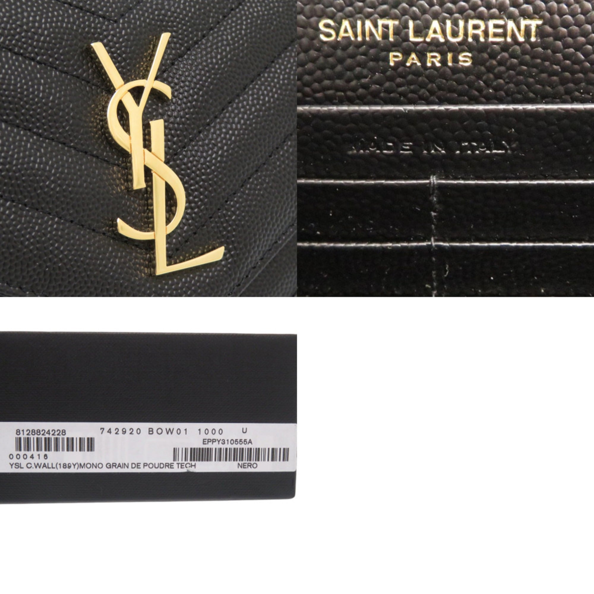 Yves Saint Laurent Black Leather Shoulder Bag (Pre-Owned)