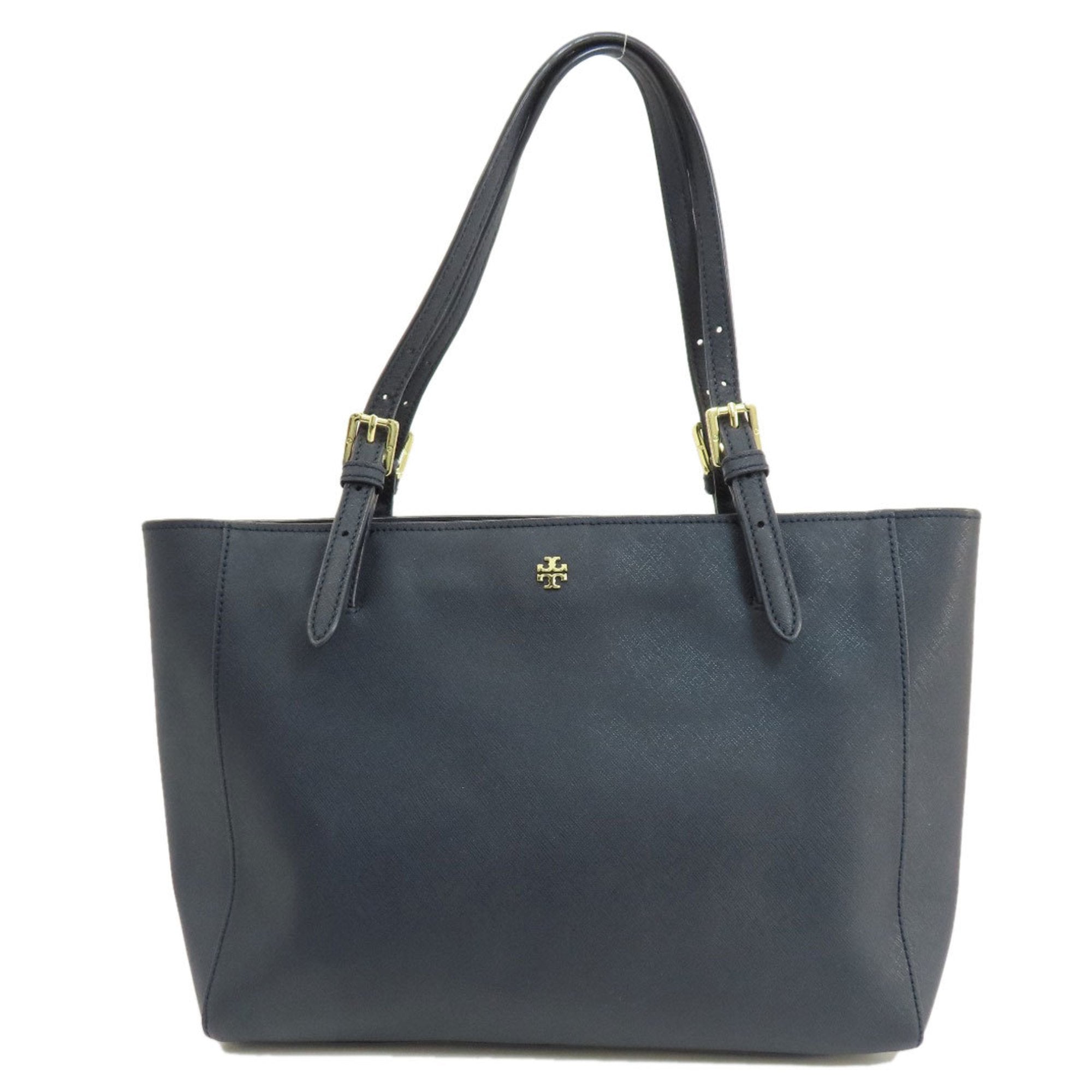 Tory Burch Navy Pvc Tote Bag (Pre-Owned)