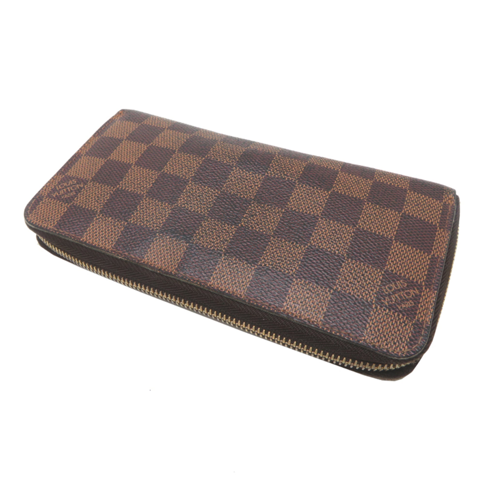 Louis Vuitton Brown Damier Canvas Long Wallet (Bi-Fold) (Pre-Owned)