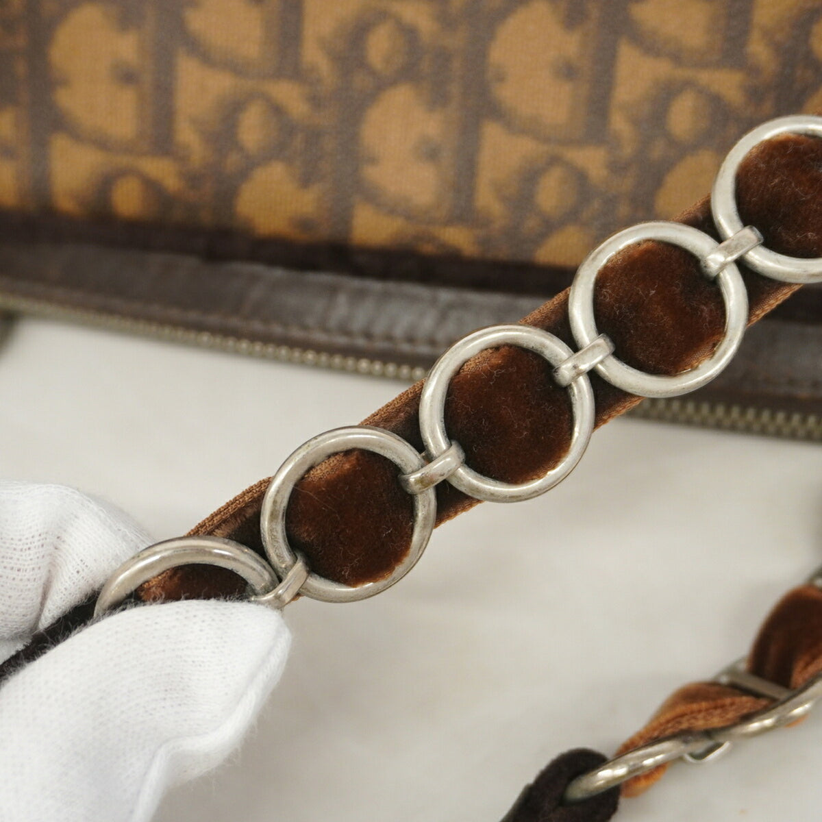 Christian Dior Brown Pvc Handbag (Pre-Owned)