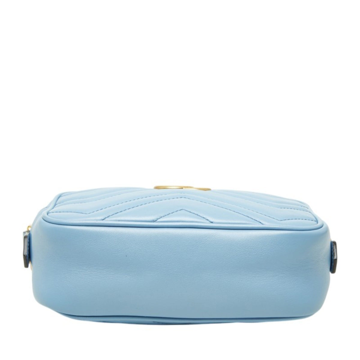 Gucci Light Blue Leather Shoulder Bag (Pre-Owned)