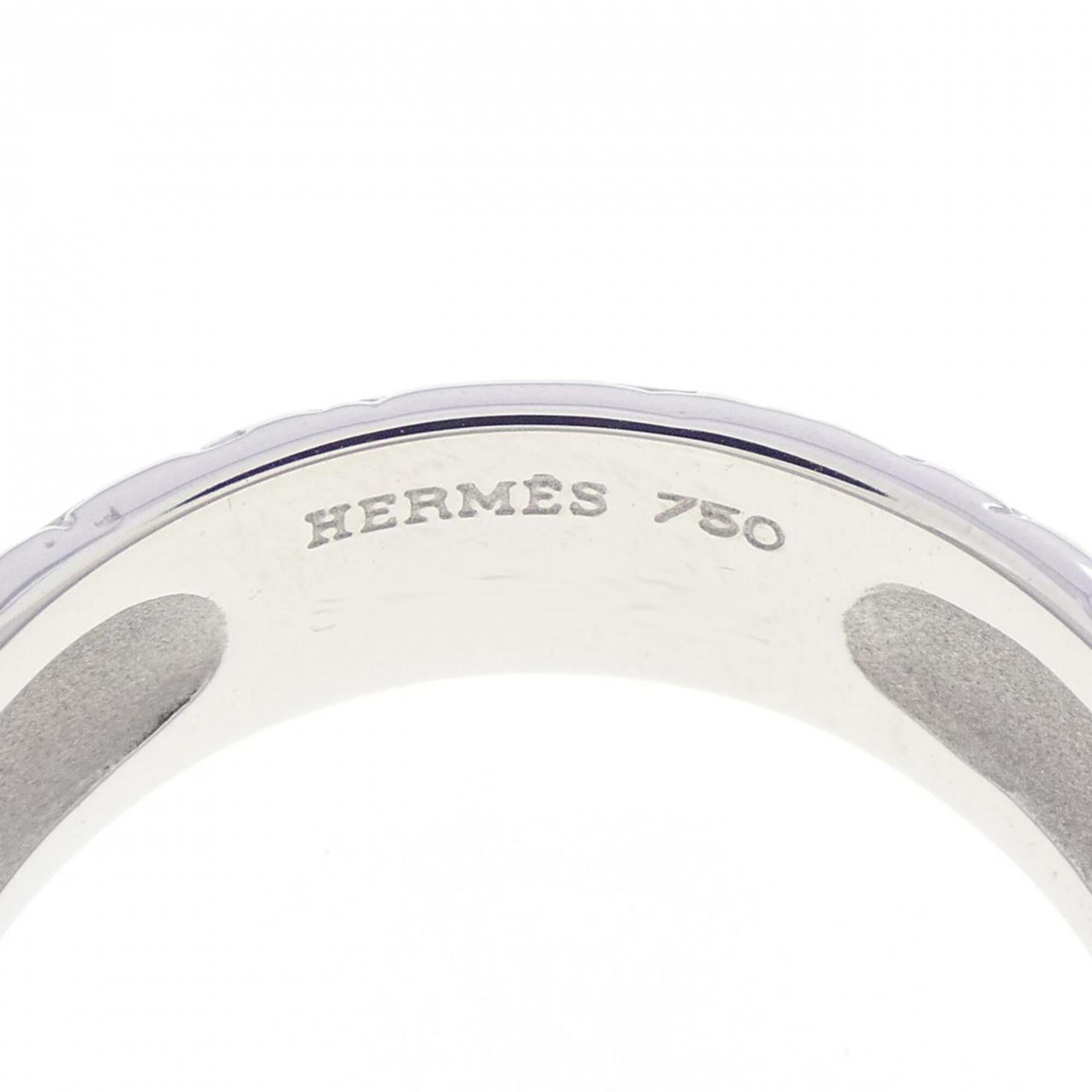 Hermes White Gold (18K) Band Ring (Pre-Owned)