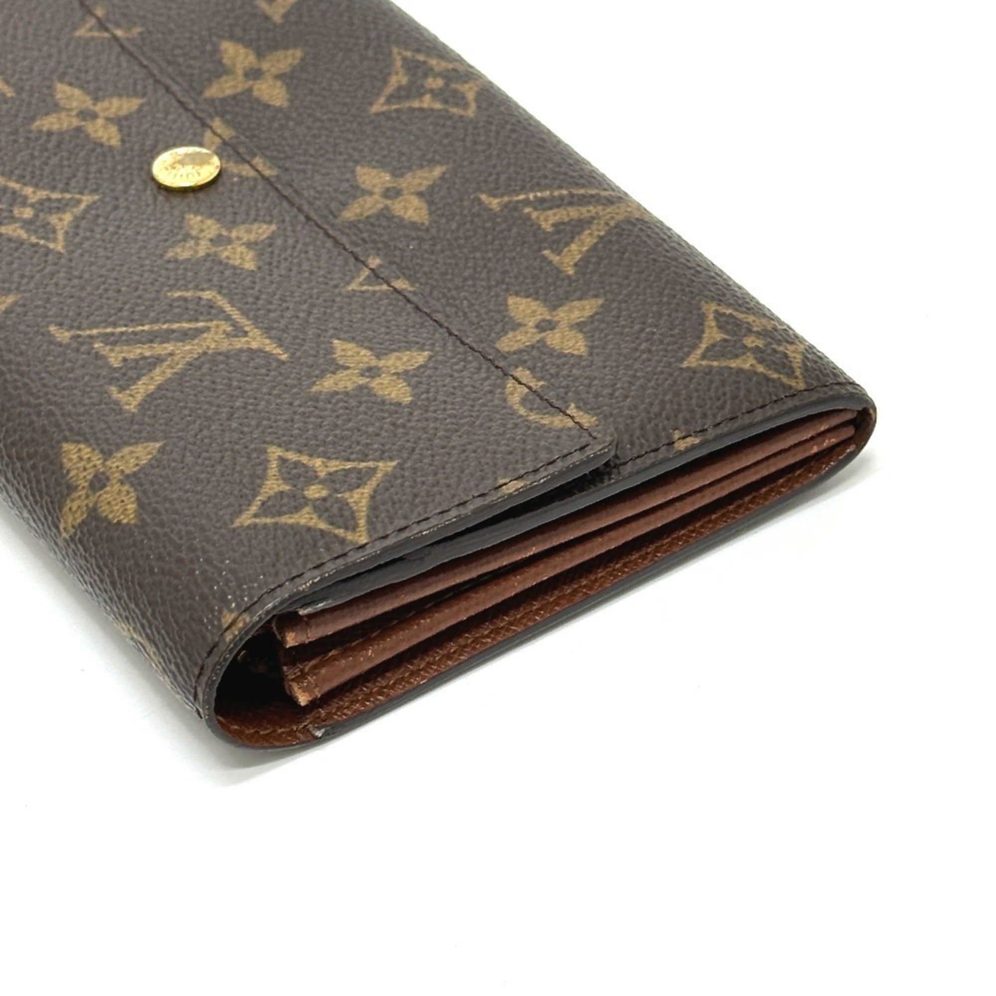 Louis Vuitton Brown Galle Monogram Monogram Long Wallet (Bi-Fold) (Pre-Owned)