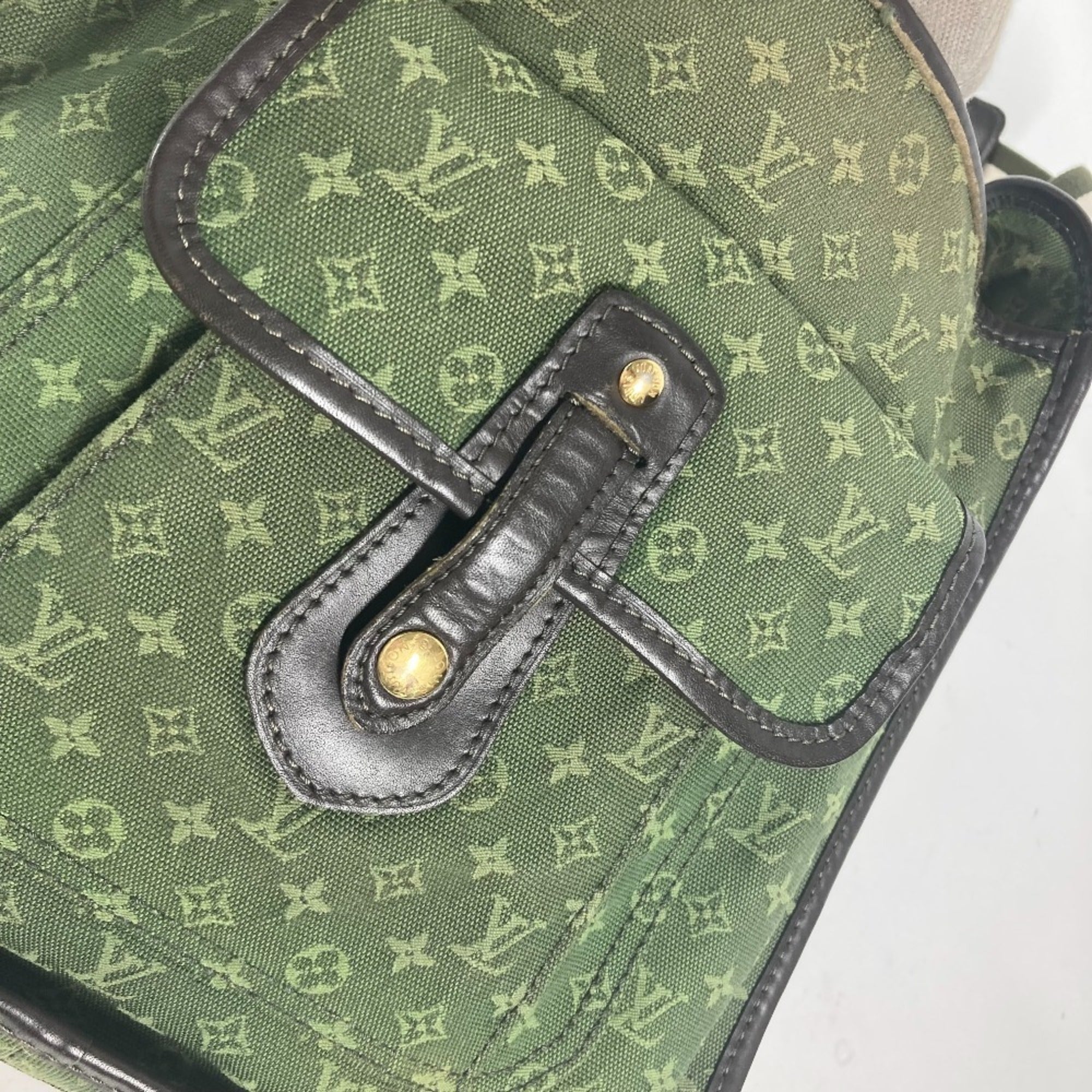 Louis Vuitton Khaki Monogram Mini Shoulder Bag (Pre-Owned)