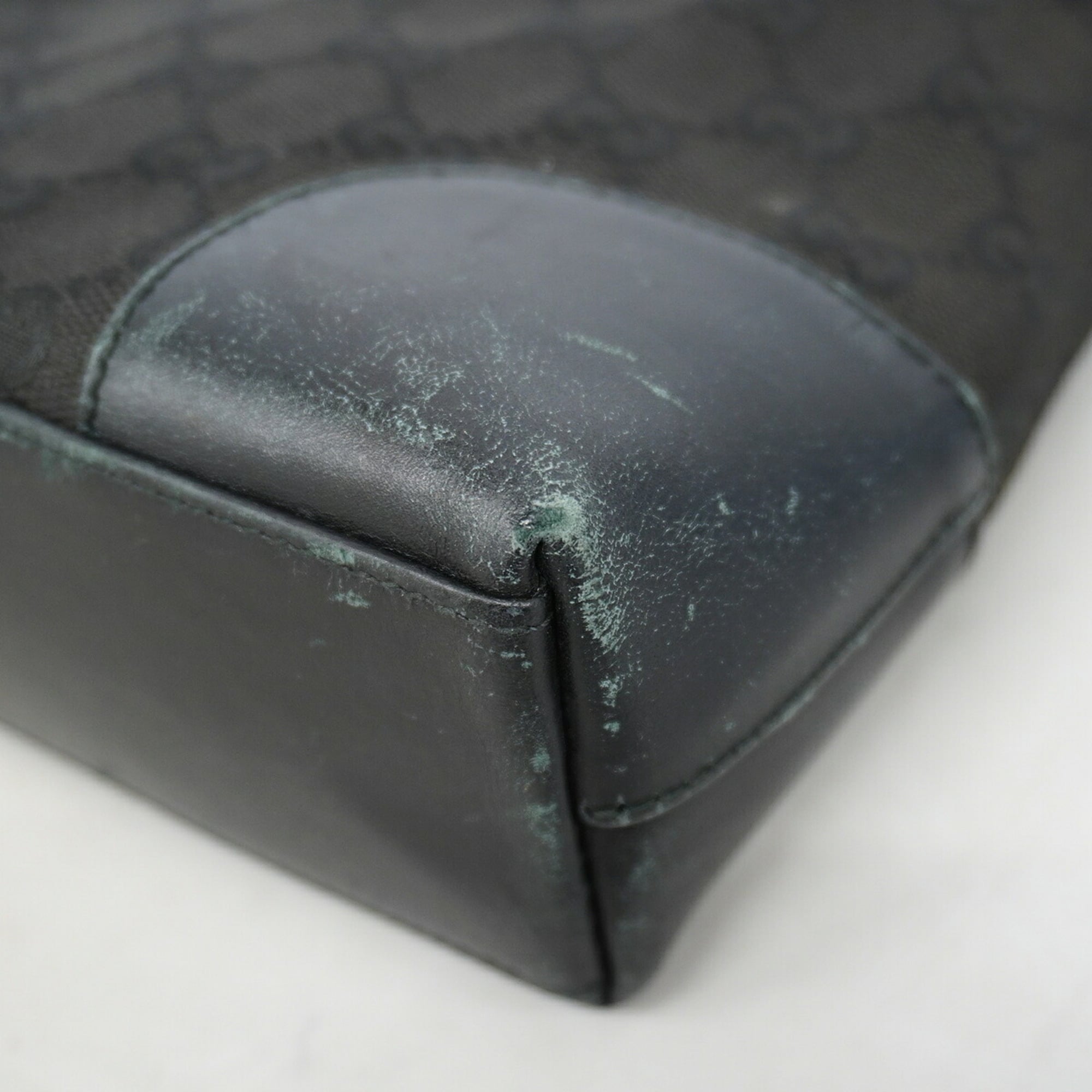 Gucci Black Canvas Shoulder Bag (Pre-Owned)