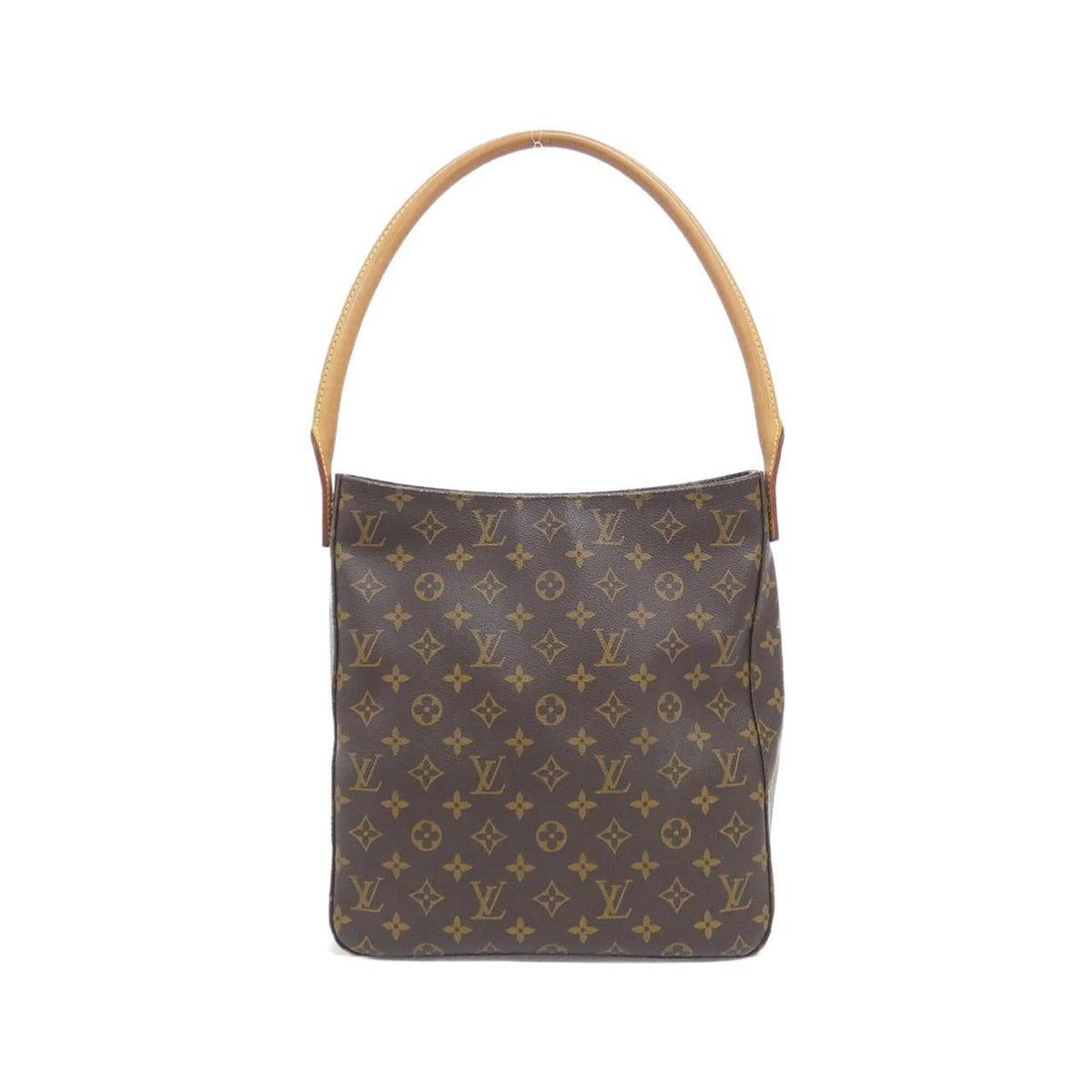 Louis Vuitton Marron Coated Canvas Shoulder Bag (Pre-Owned)