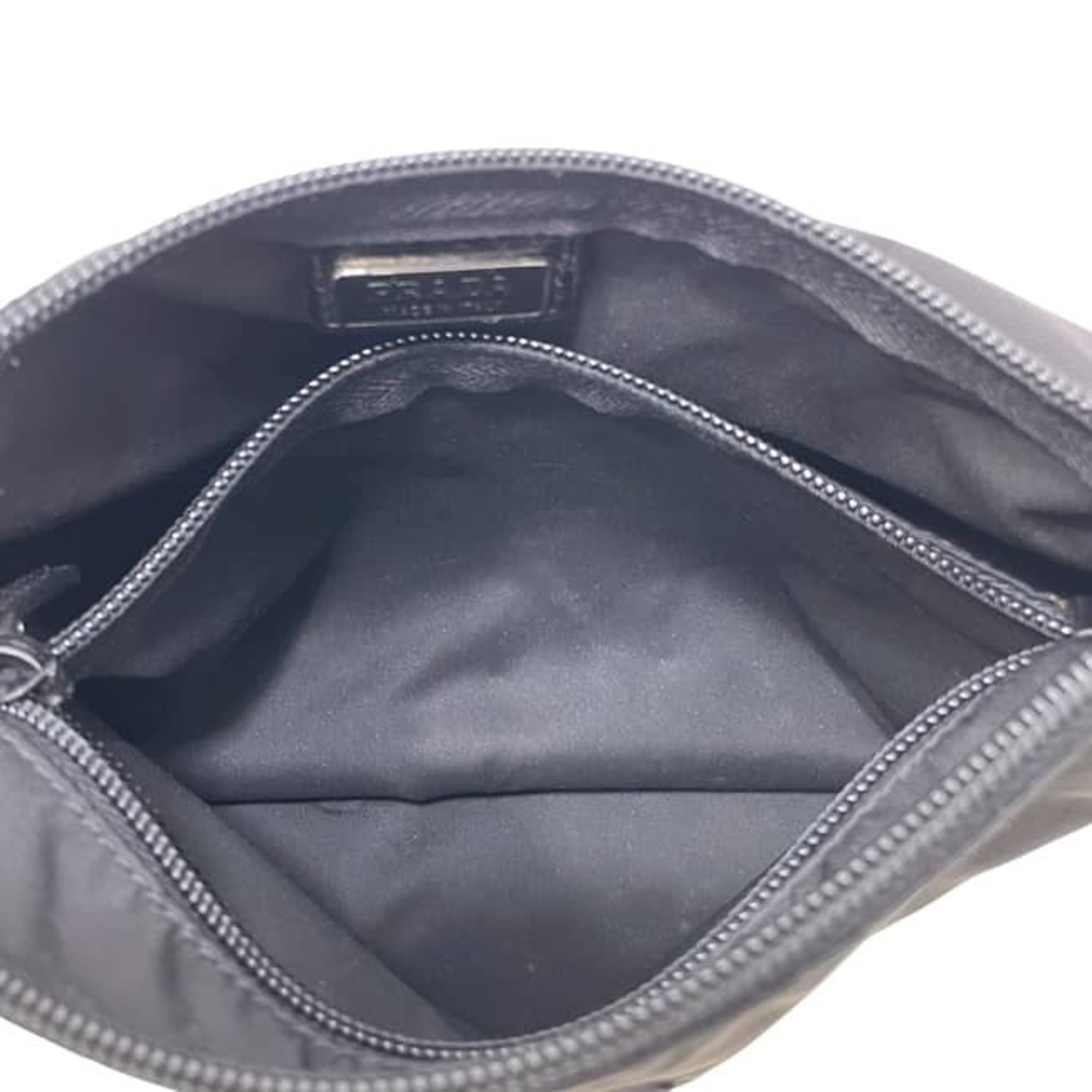 Prada Black Nero Nylon Pouch (Pre-Owned)