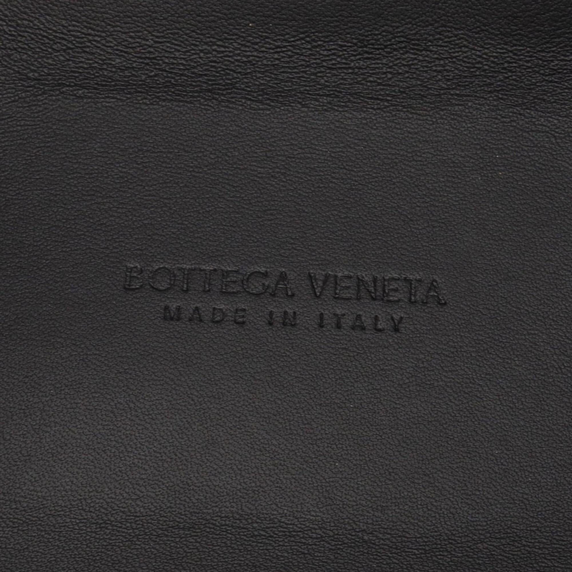 Bottega Veneta White Leather Handbag Pouch Tote Bag (Pre-Owned)