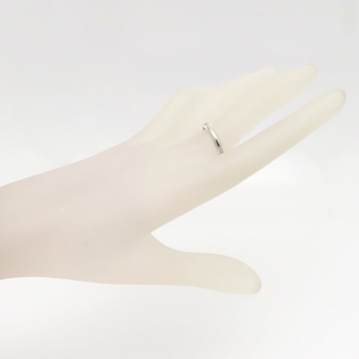 Tiffany Platinum Platinum 950 Band Ring (Pre-Owned)