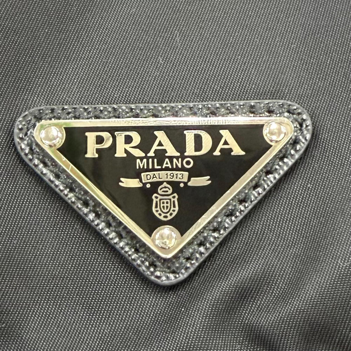Prada Black Nylon Backpack (Pre-Owned)