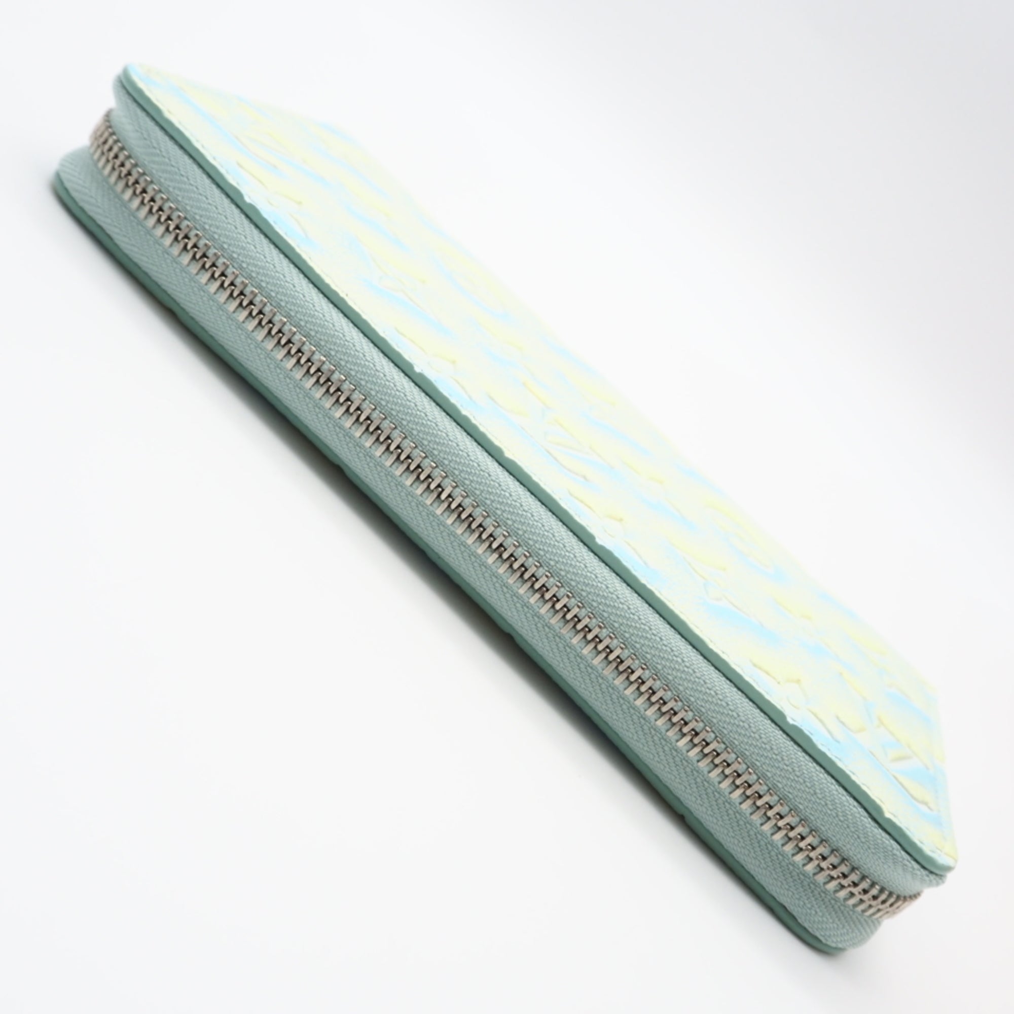 Louis Vuitton Monogram Empreinte Blue Yellow Leather Long Wallet (Bi-Fold) (Pre-Owned)