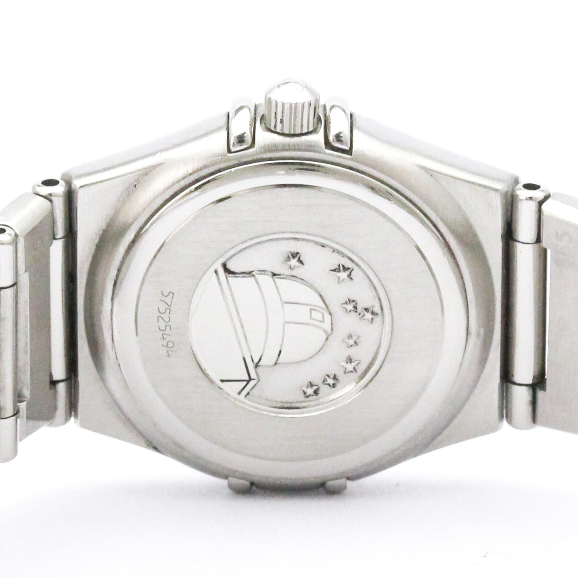 Omega Constellation My Choice Quartz Watch Stainless Steel With Diamond Bezel And Mother Of Pearl Watch (Pre-Owned)
