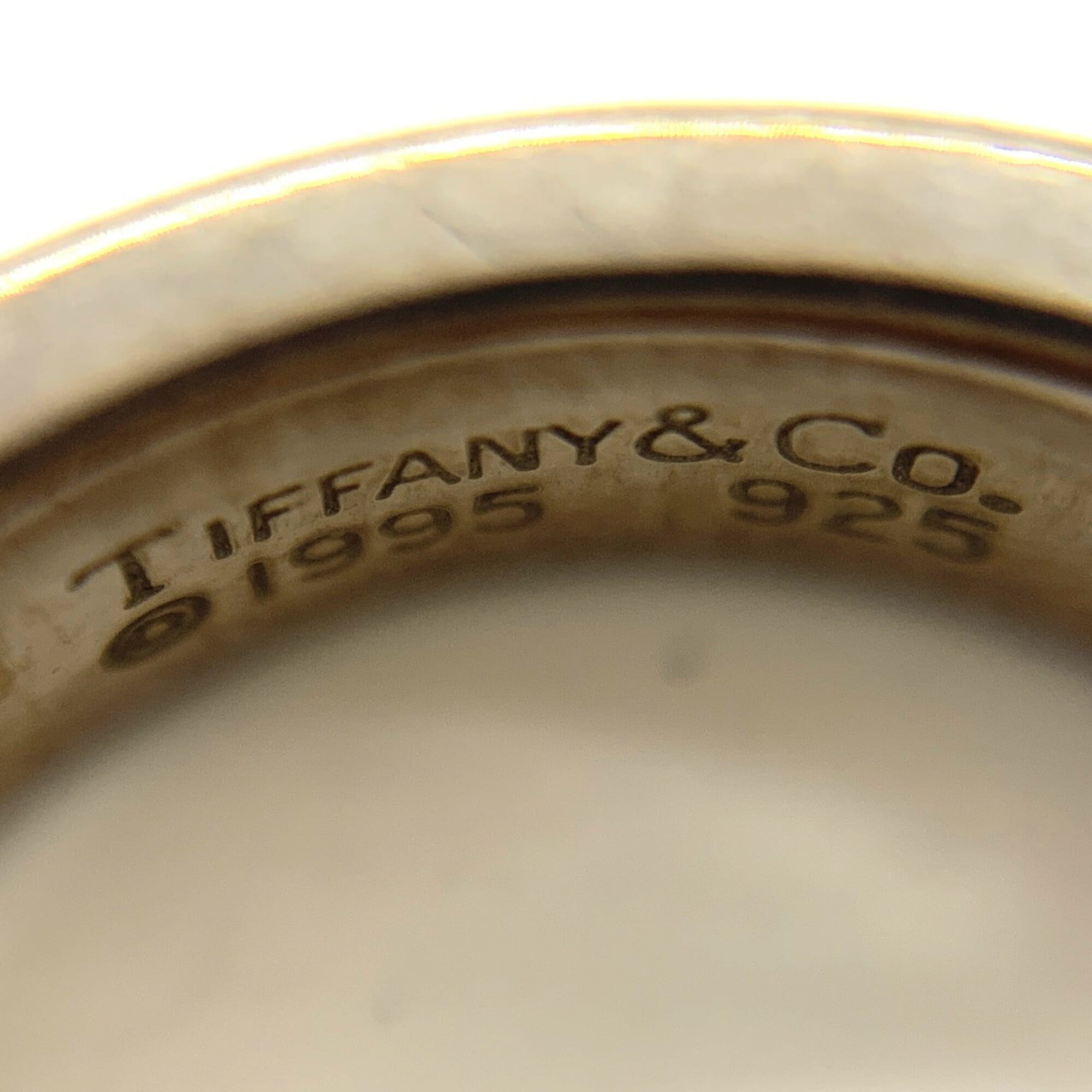 Tiffany Atlas Silver 925 Band Ring (Pre-Owned)