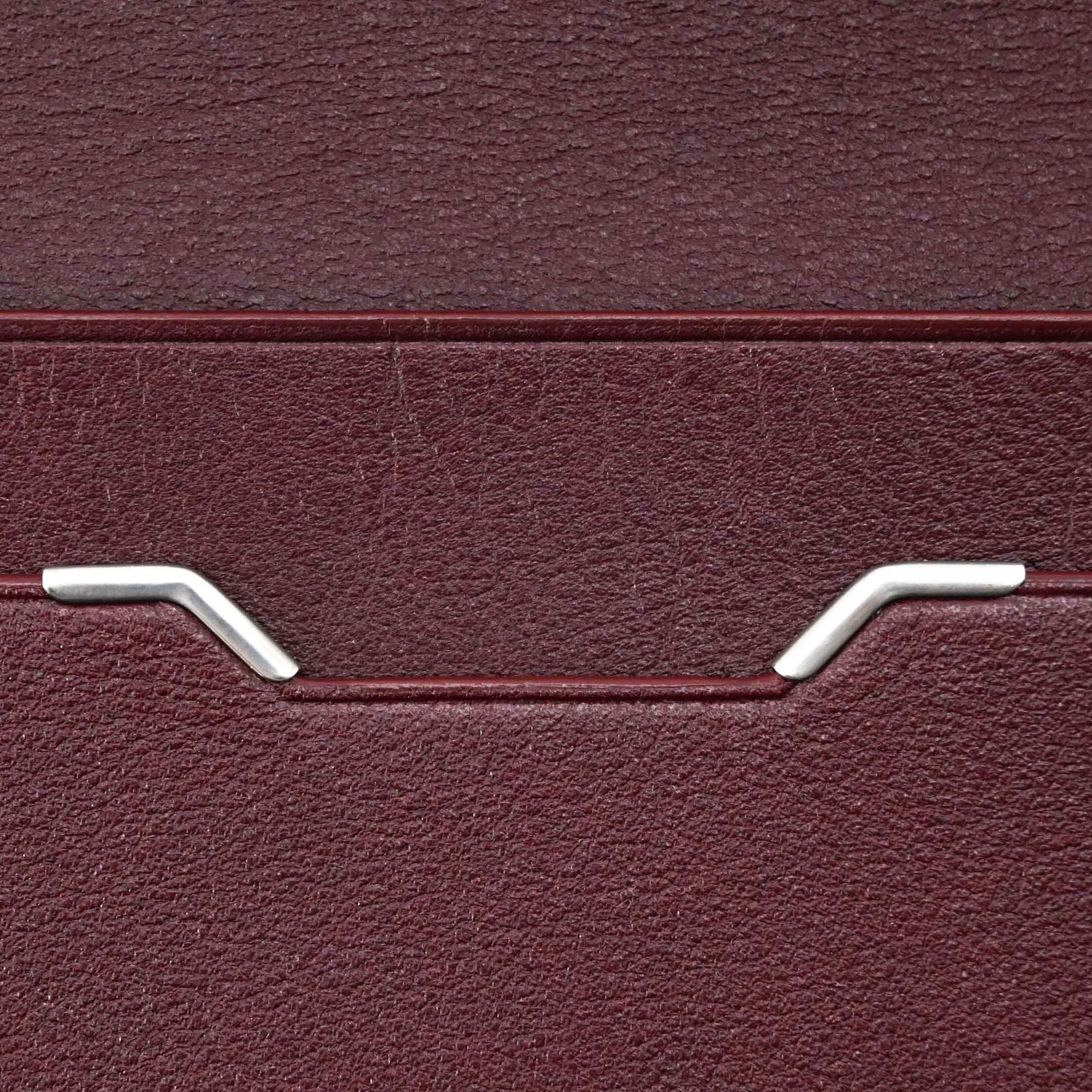 Cartier Black Bordeaux Leather (Pre-Owned)