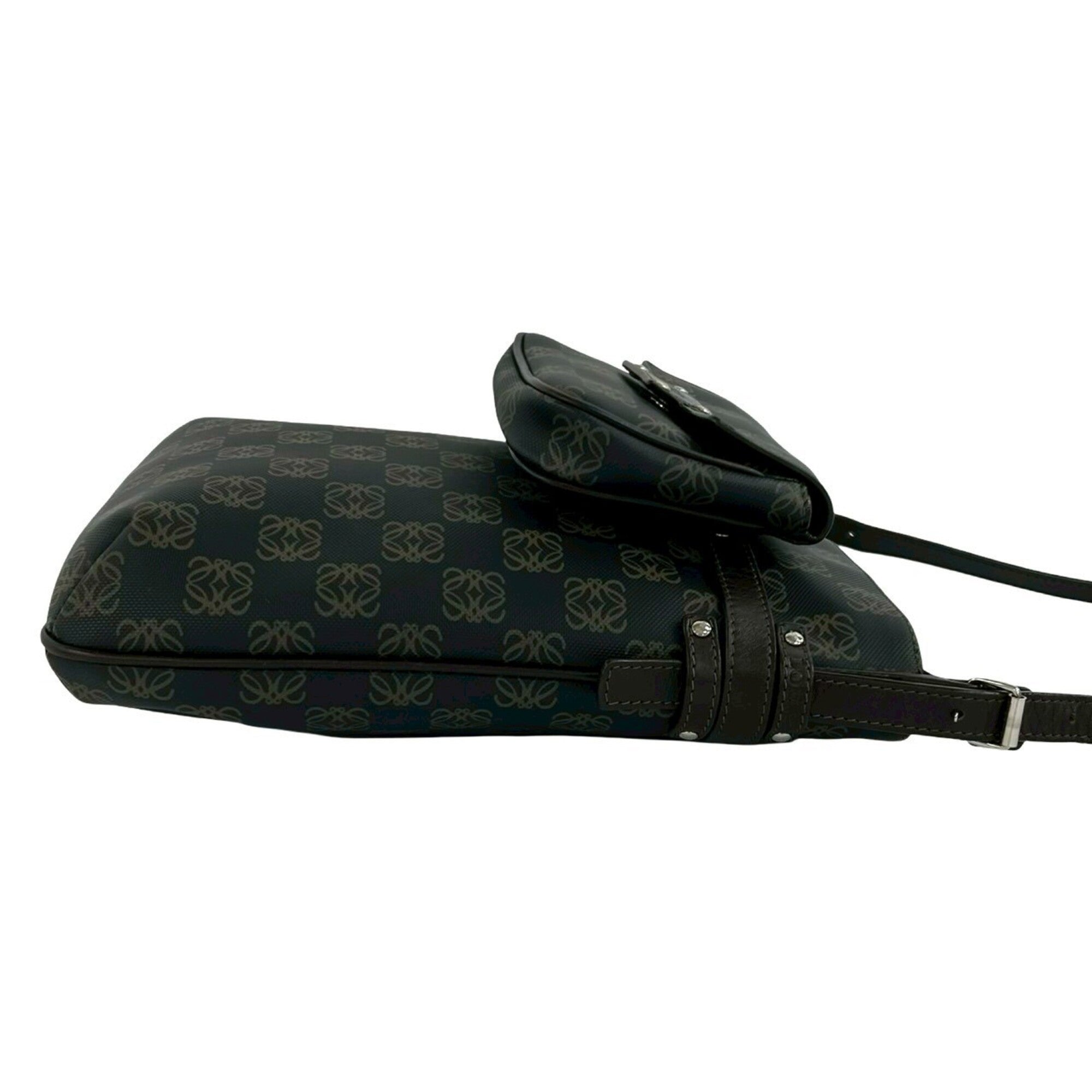 Loewe Brown Leather Pvc Pochette Shoulder Bag (Pre-Owned)