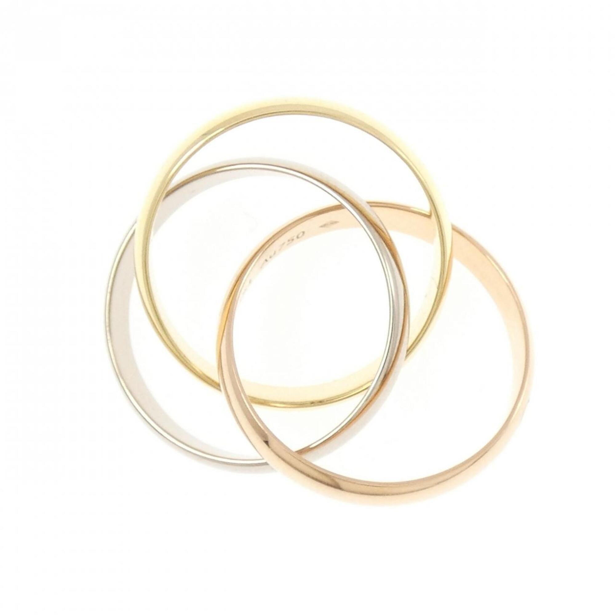 Cartier Yellow Gold (18K) Pink Gold (18K) White Gold (18K) Band Ring (Pre-Owned)