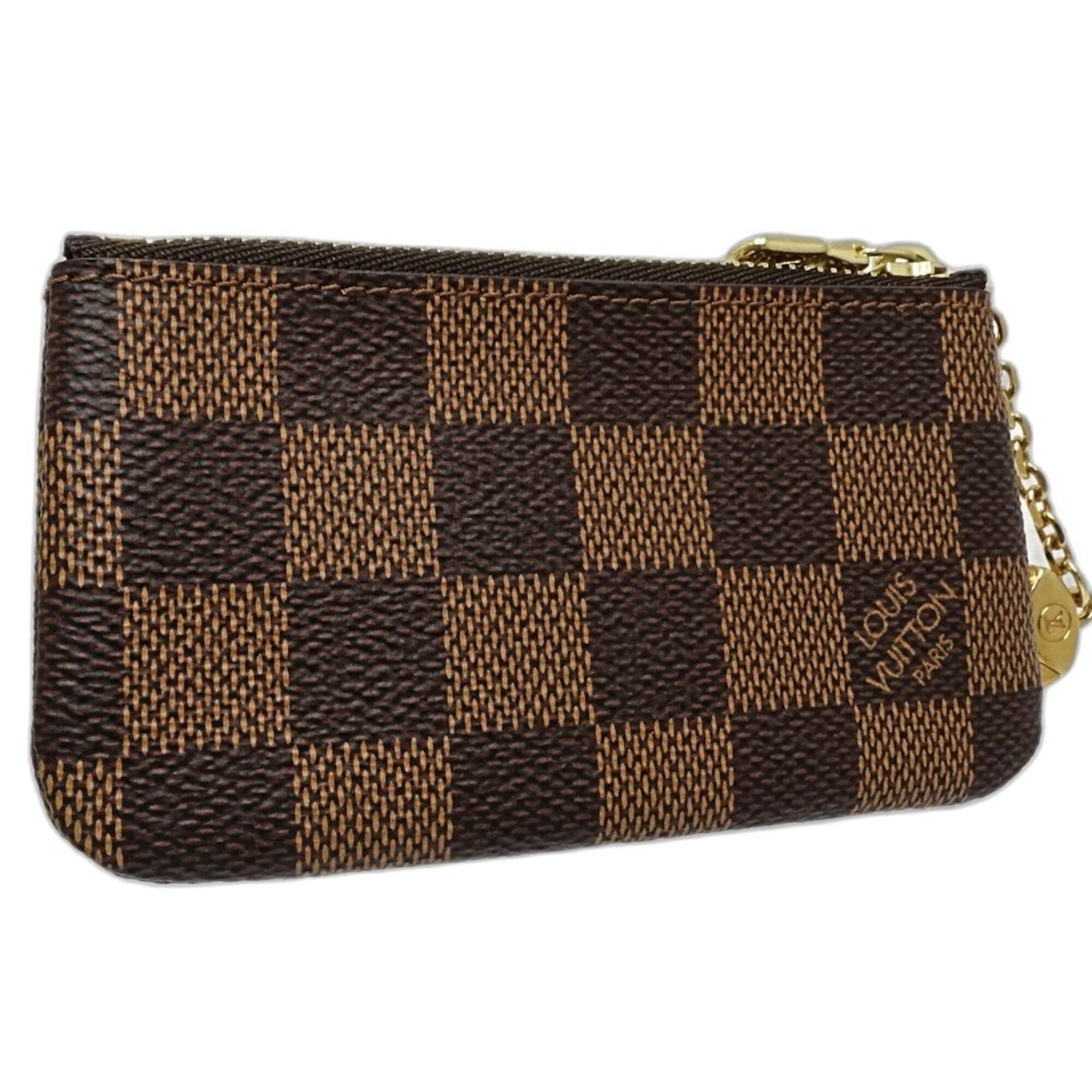 Louis Vuitton Ebene Damier Canvas Coin Purse/Coin Case (Pre-Owned)