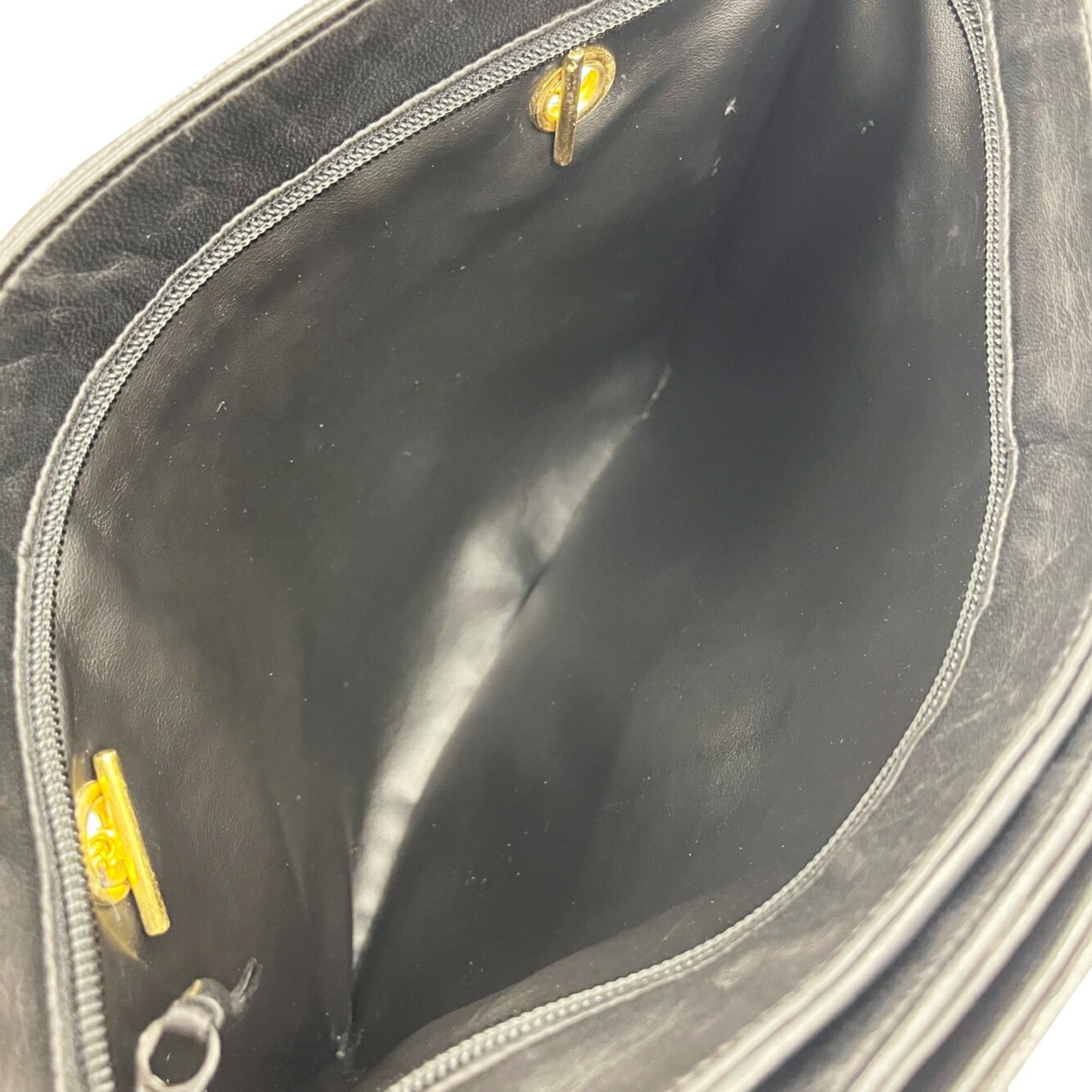 Bally Black Quilting Tote Bag (Pre-Owned)