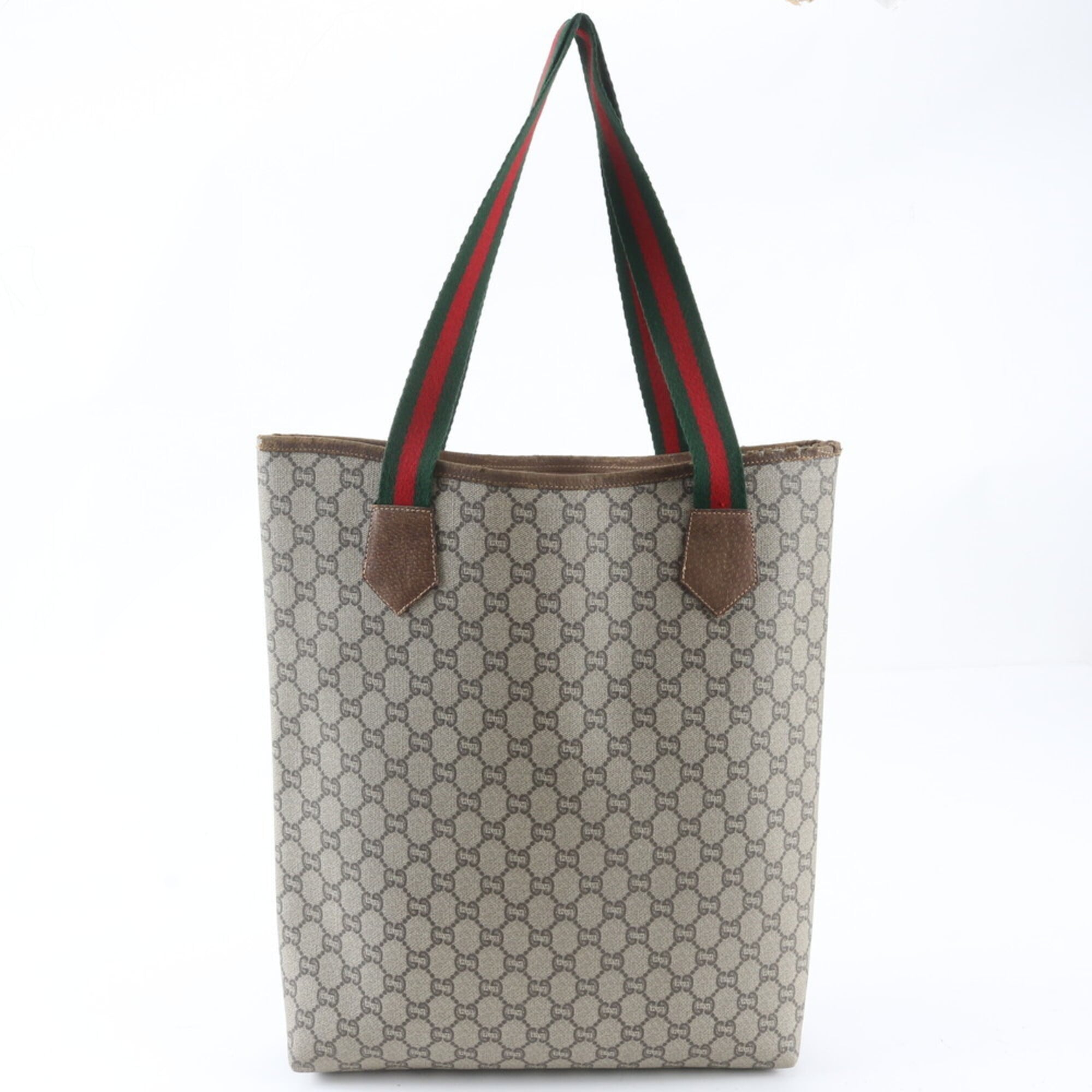 Gucci Sherry Line Brown Gg Plus Shoulder Bag (Pre-Owned)