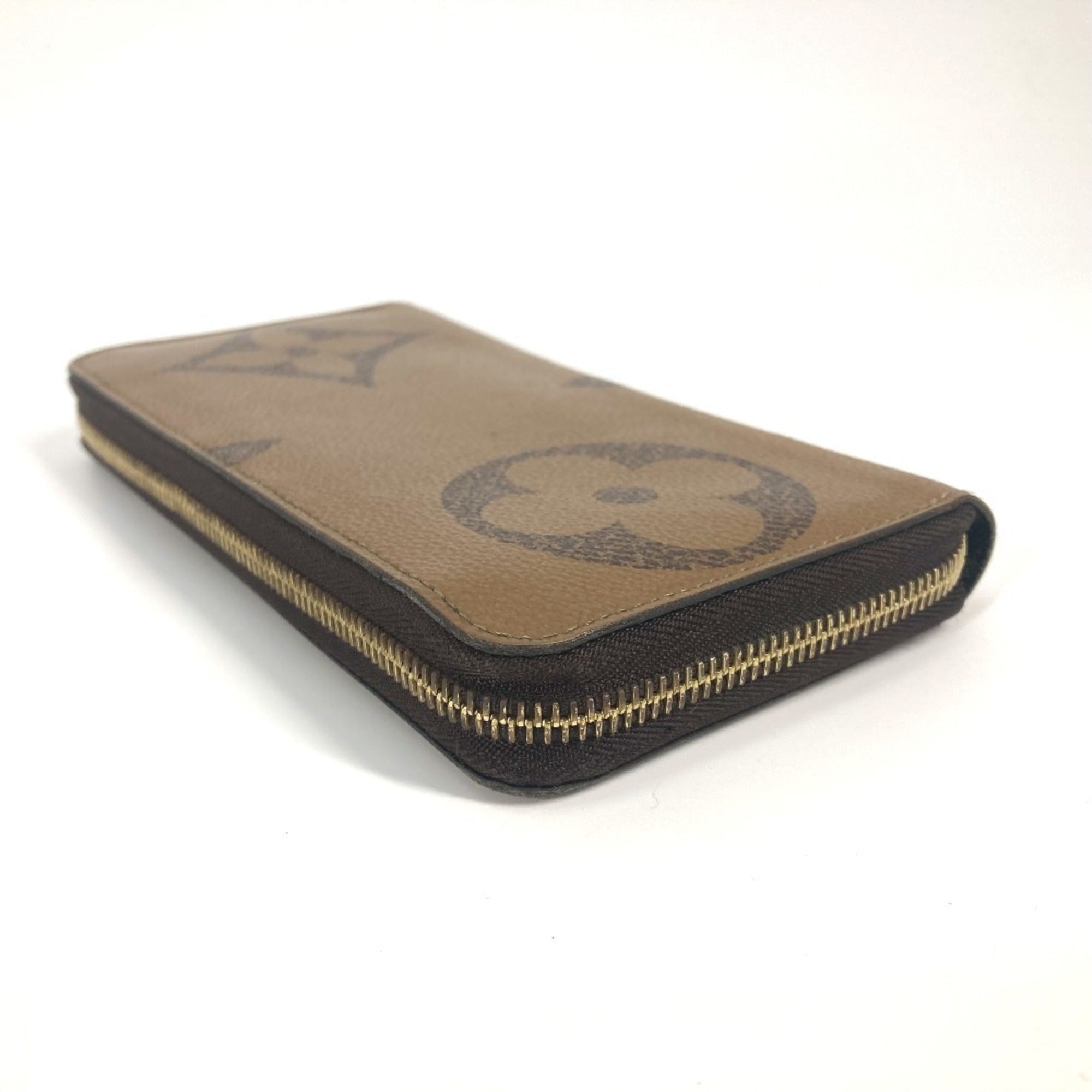 Louis Vuitton Brown Monogram Reverse Long Wallet (Bi-Fold) (Pre-Owned)