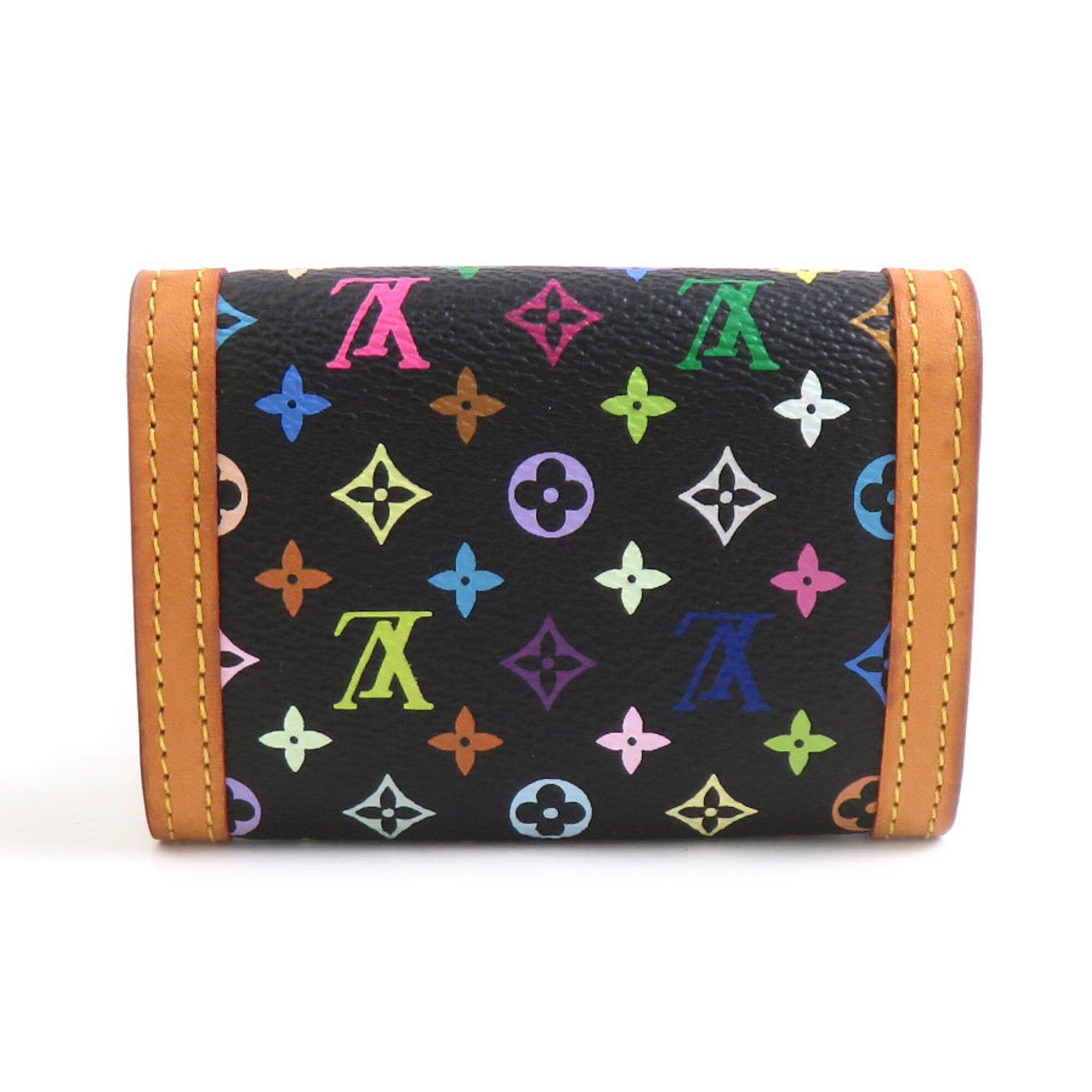 Louis Vuitton Black Monogram Multicolore Coin Purse/Coin Case (Pre-Owned)