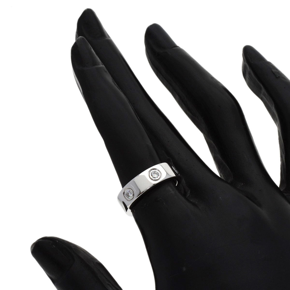 Cartier White Gold White Gold (18K) Band Ring (Pre-Owned)
