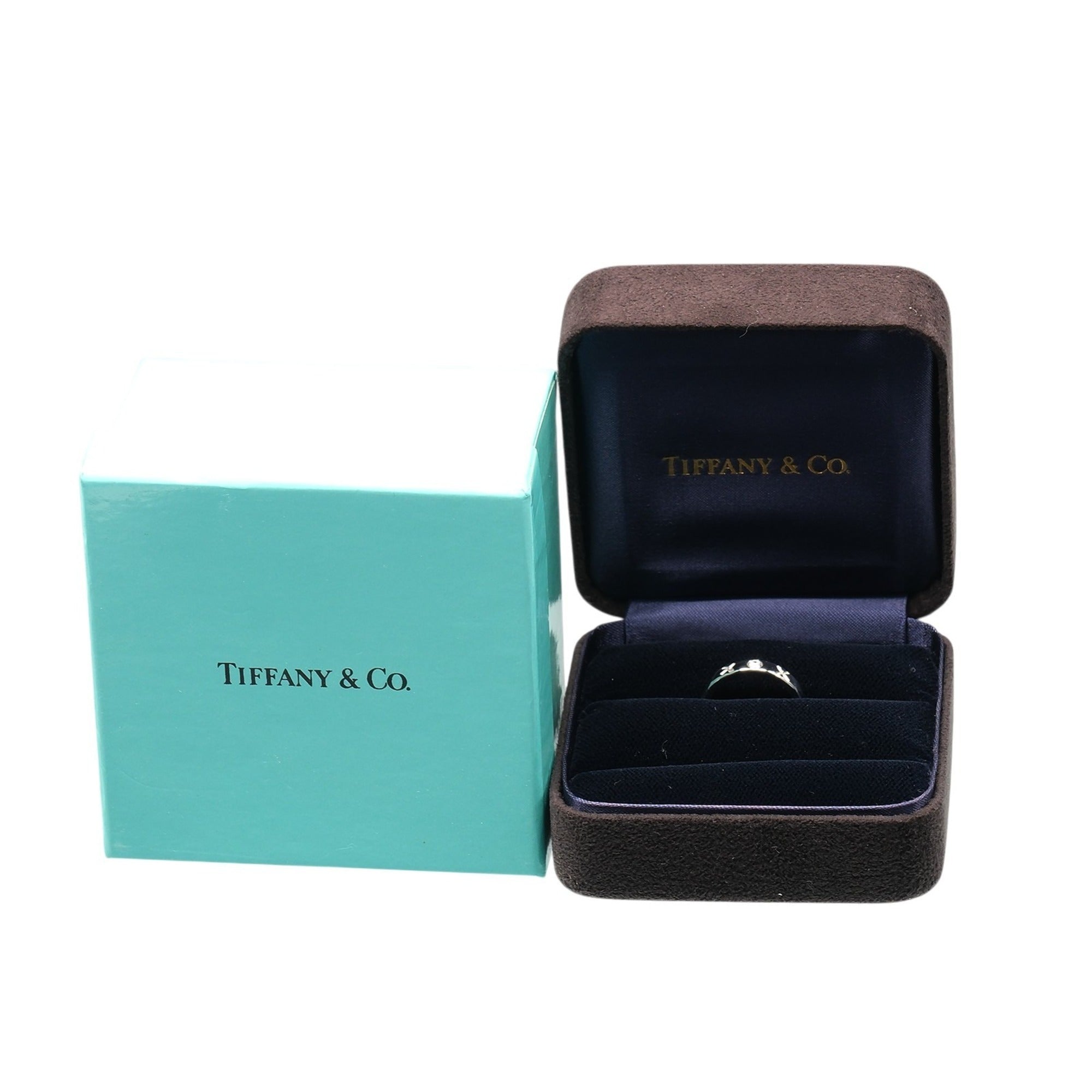 Tiffany White Gold (18K) Band Ring (Pre-Owned)
