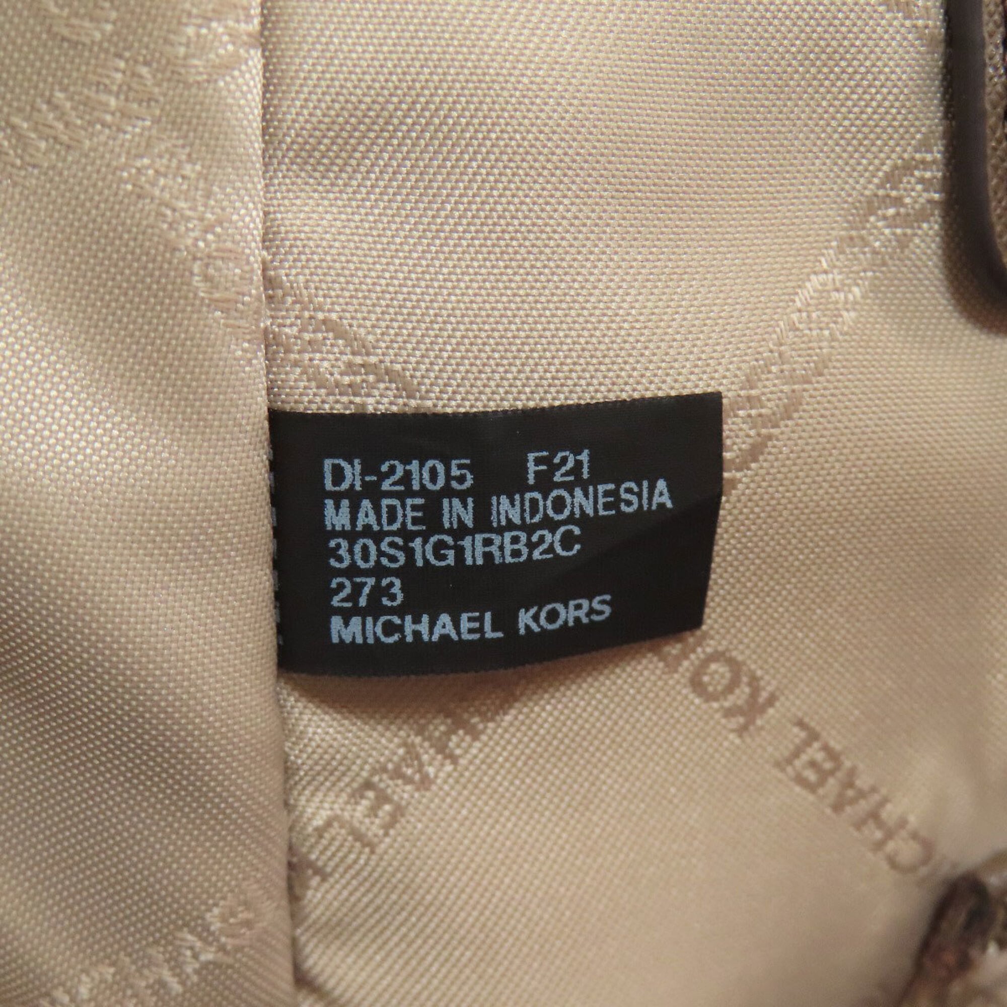 Michael Kors Brown Nylon Backpack (Pre-Owned)
