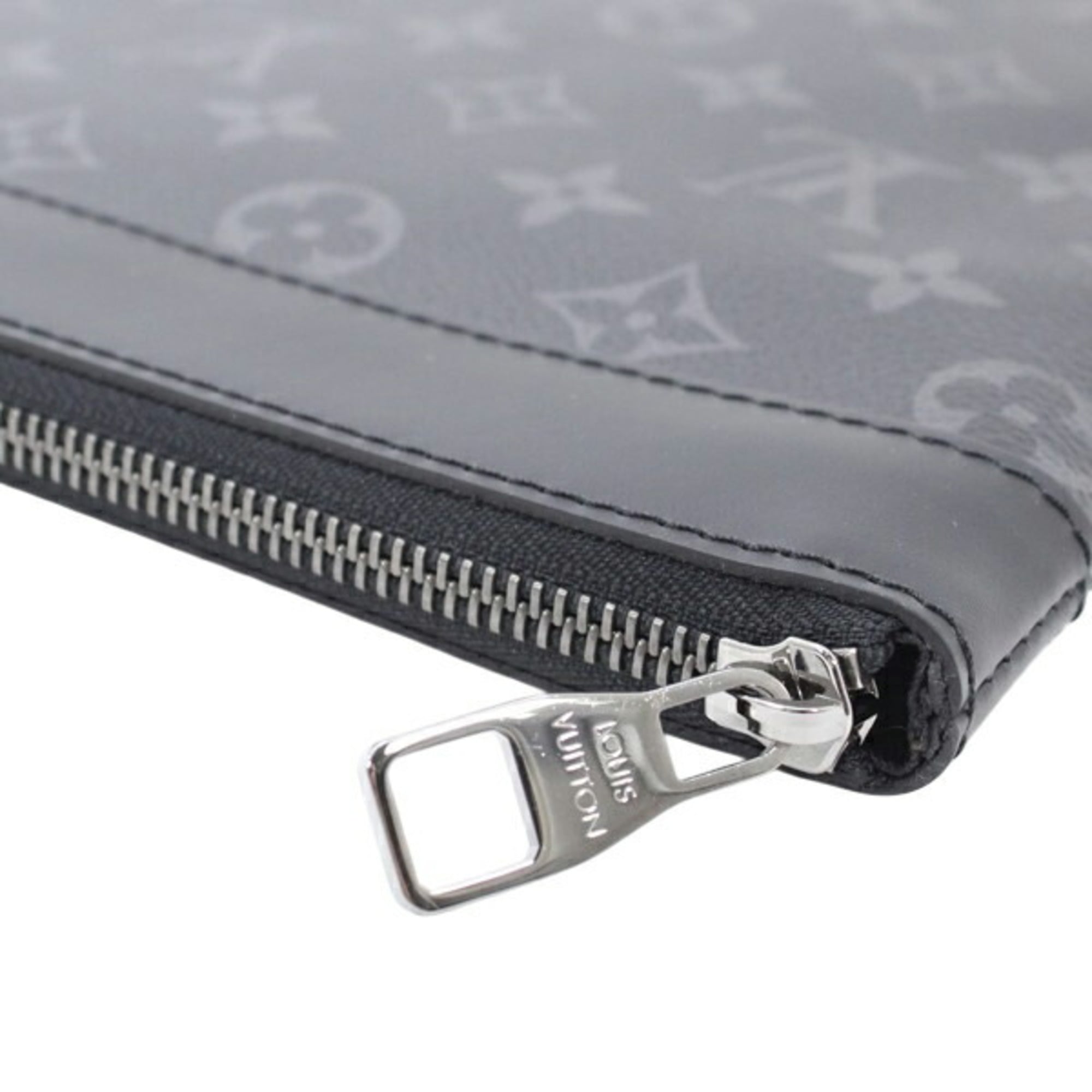 Louis Vuitton Monogram Eclipse Black Monogram Eclipse Monogram Eclipse Clutch Bag Pochette (Pre-Owned)