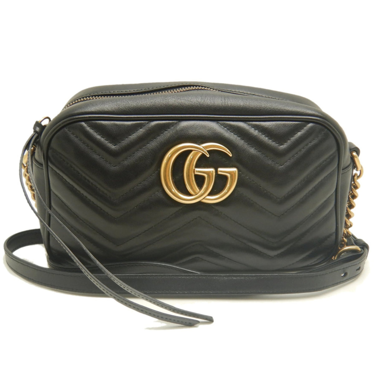 Gucci Black Leather Shoulder Bag (Pre-Owned)