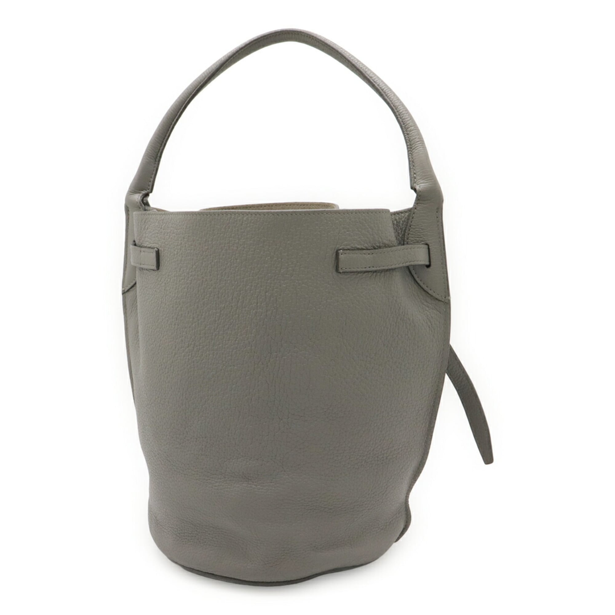 Celine Gray Leather Shoulder Bag (Pre-Owned)