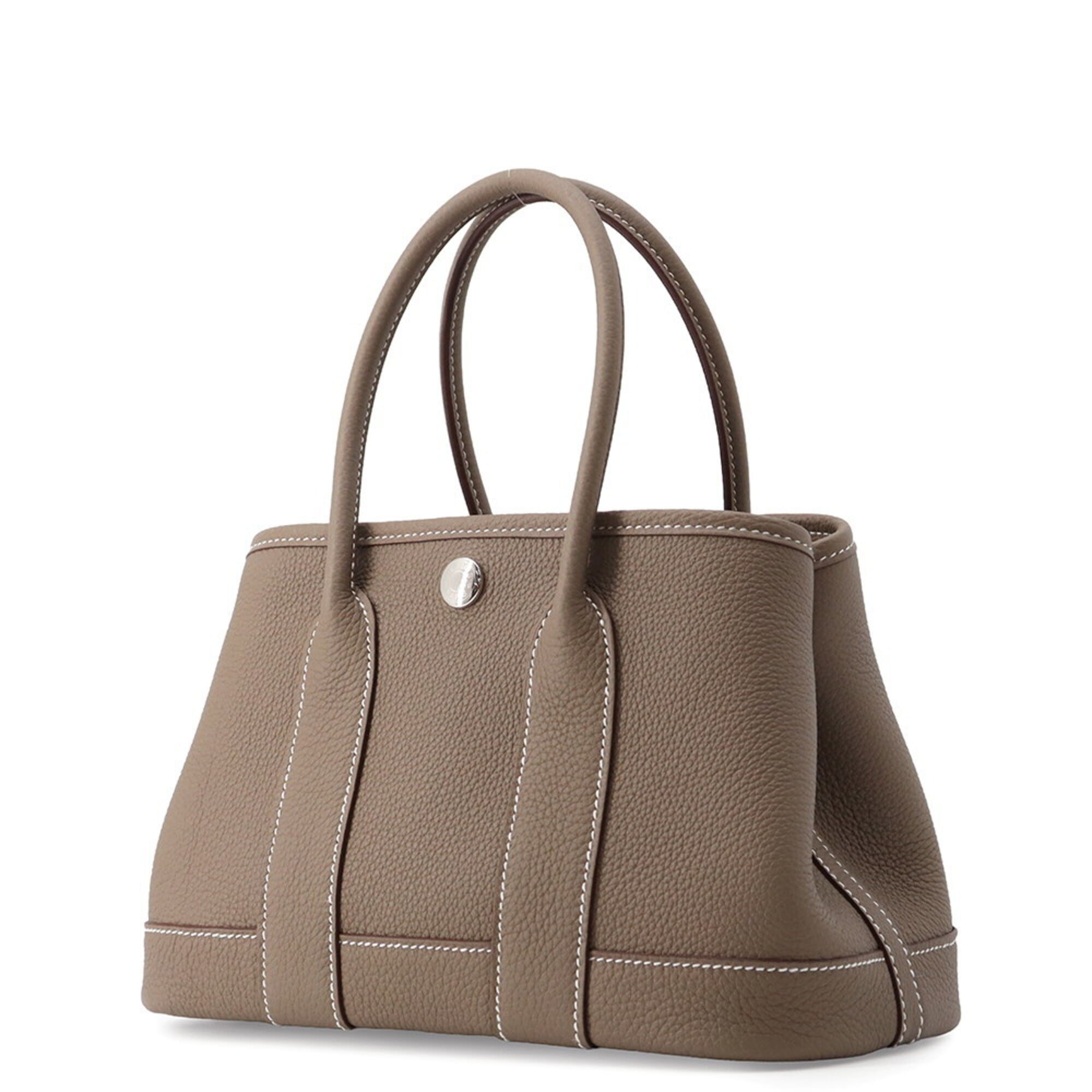 Hermes Etoupe Gray Togo Leather Tote Bag (Pre-Owned)