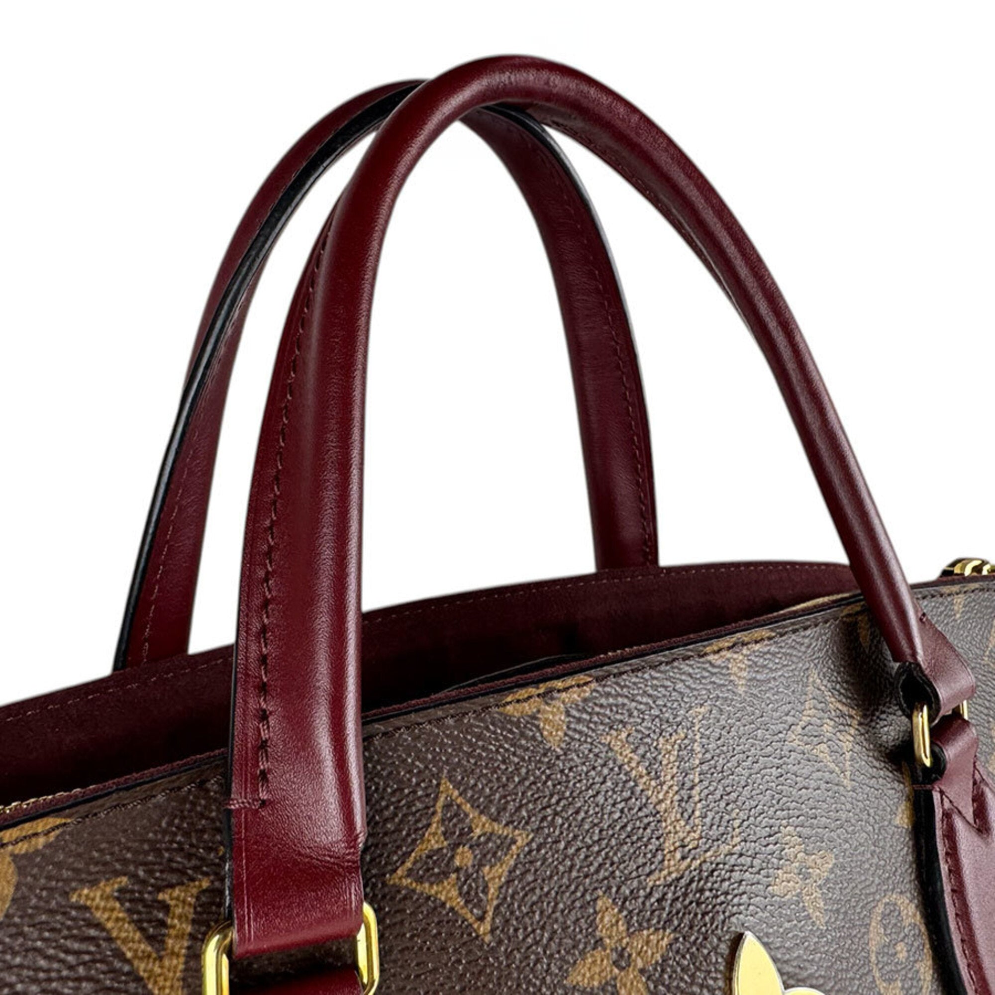 Louis Vuitton Bordeaux Brown Monogram Monogram Handbag Shoulder Bag (Pre-Owned)