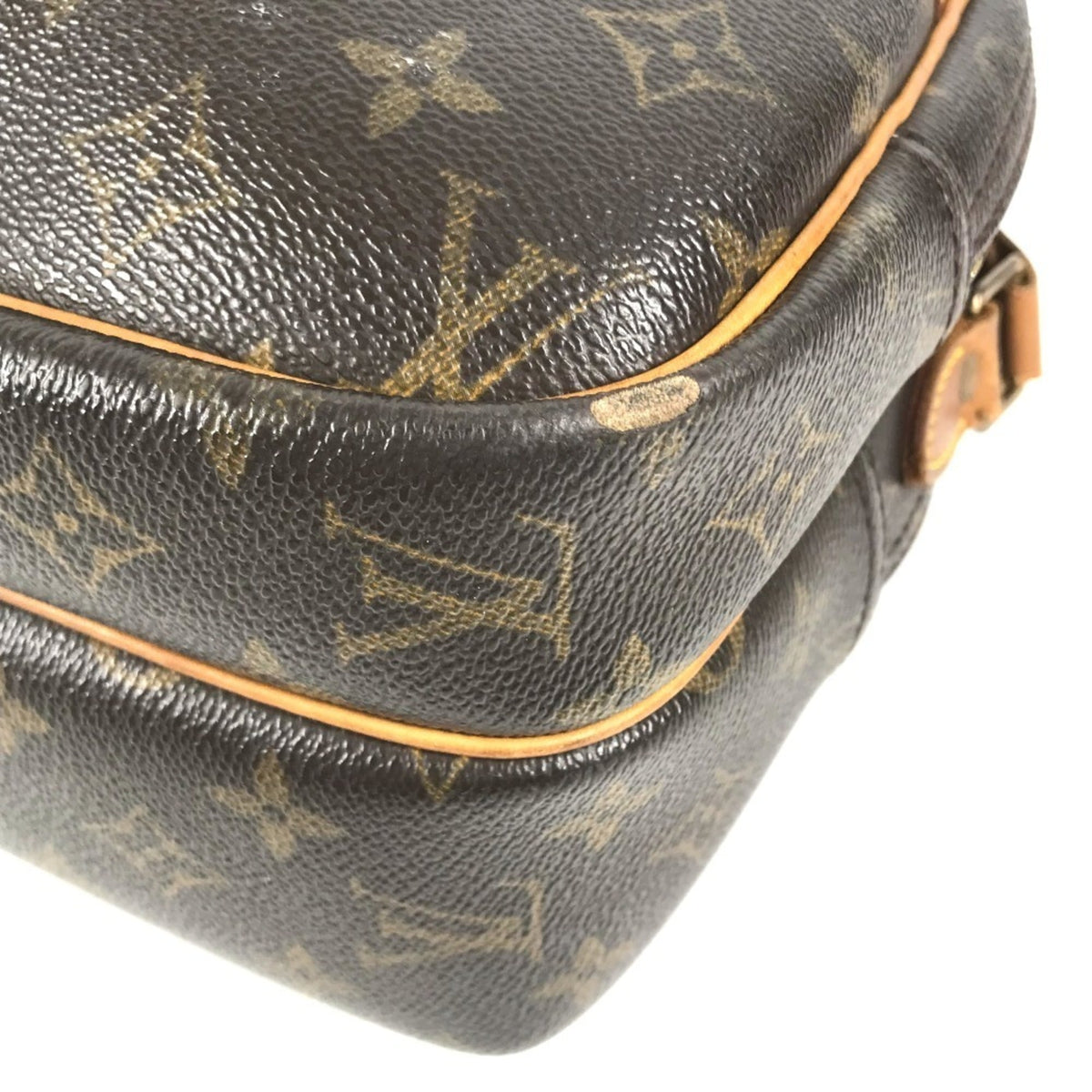 Louis Vuitton Brown Monogram Canvas Shoulder Bag (Pre-Owned)