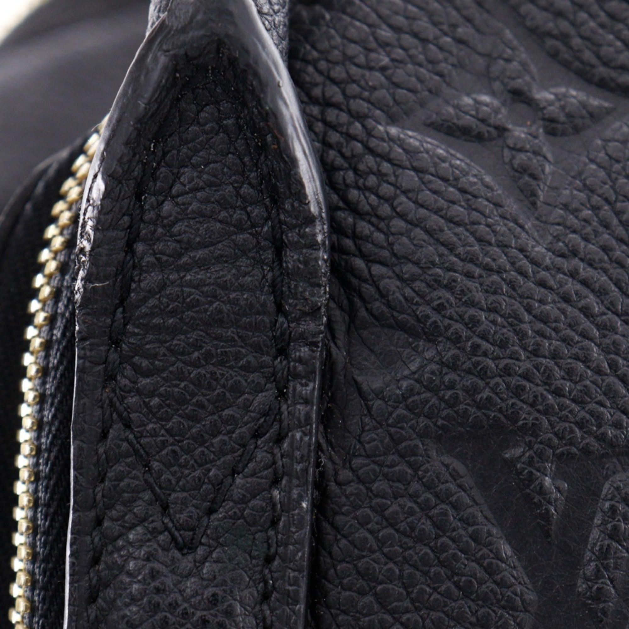 Louis Vuitton Black Noir Monogram Empreinte Handbag (Pre-Owned)